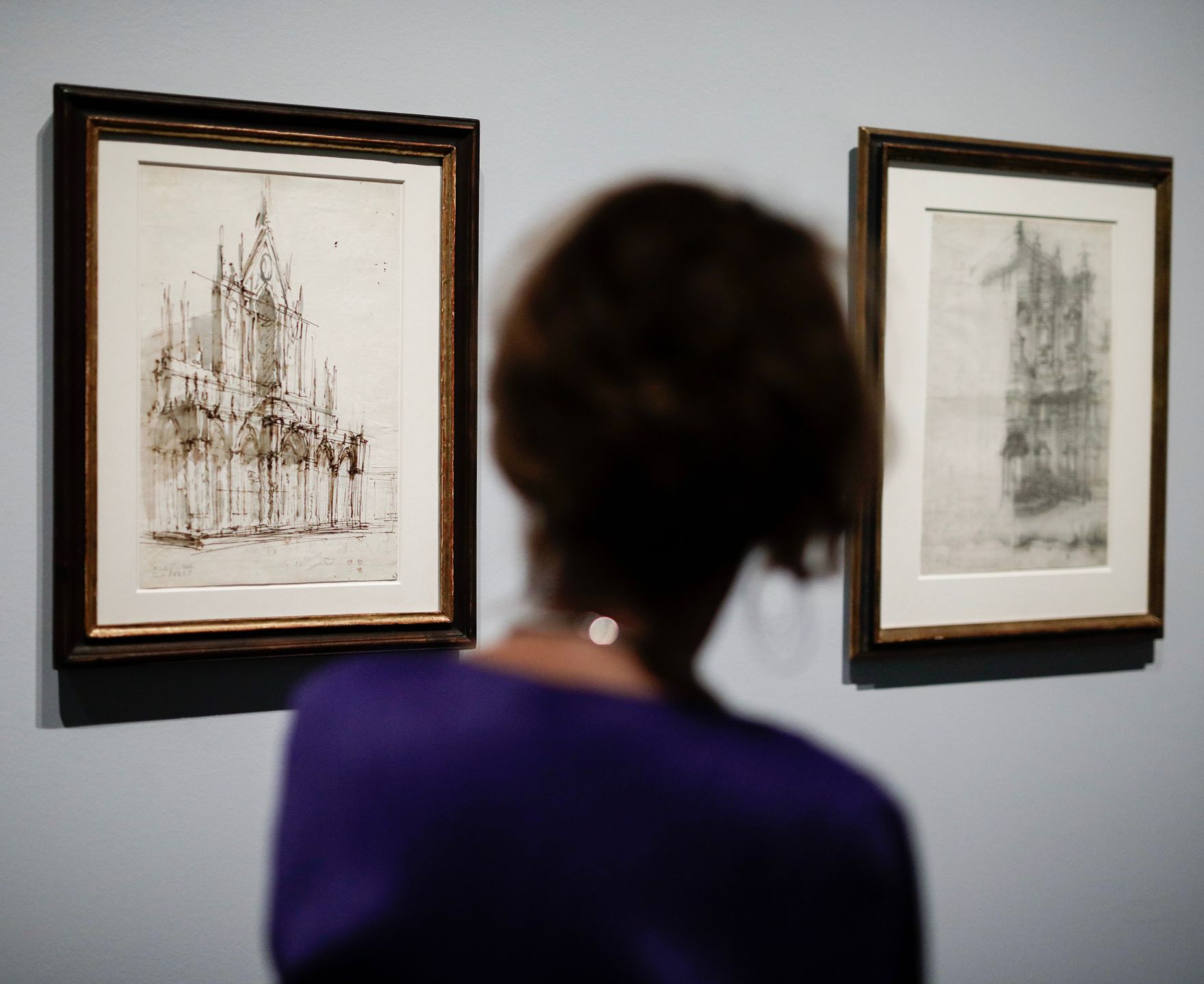 Am 12. November 2019 er&ouml;ffnete Bundeskanzlerin Brigitte Bierlein (im Bild) im Rahmen ihrer Paris Reise die Ausstellung &quot;Saison Viennoise&quot; im Architekturmuseum Cit&eacute; de l'architecture &amp; du patrimoine.