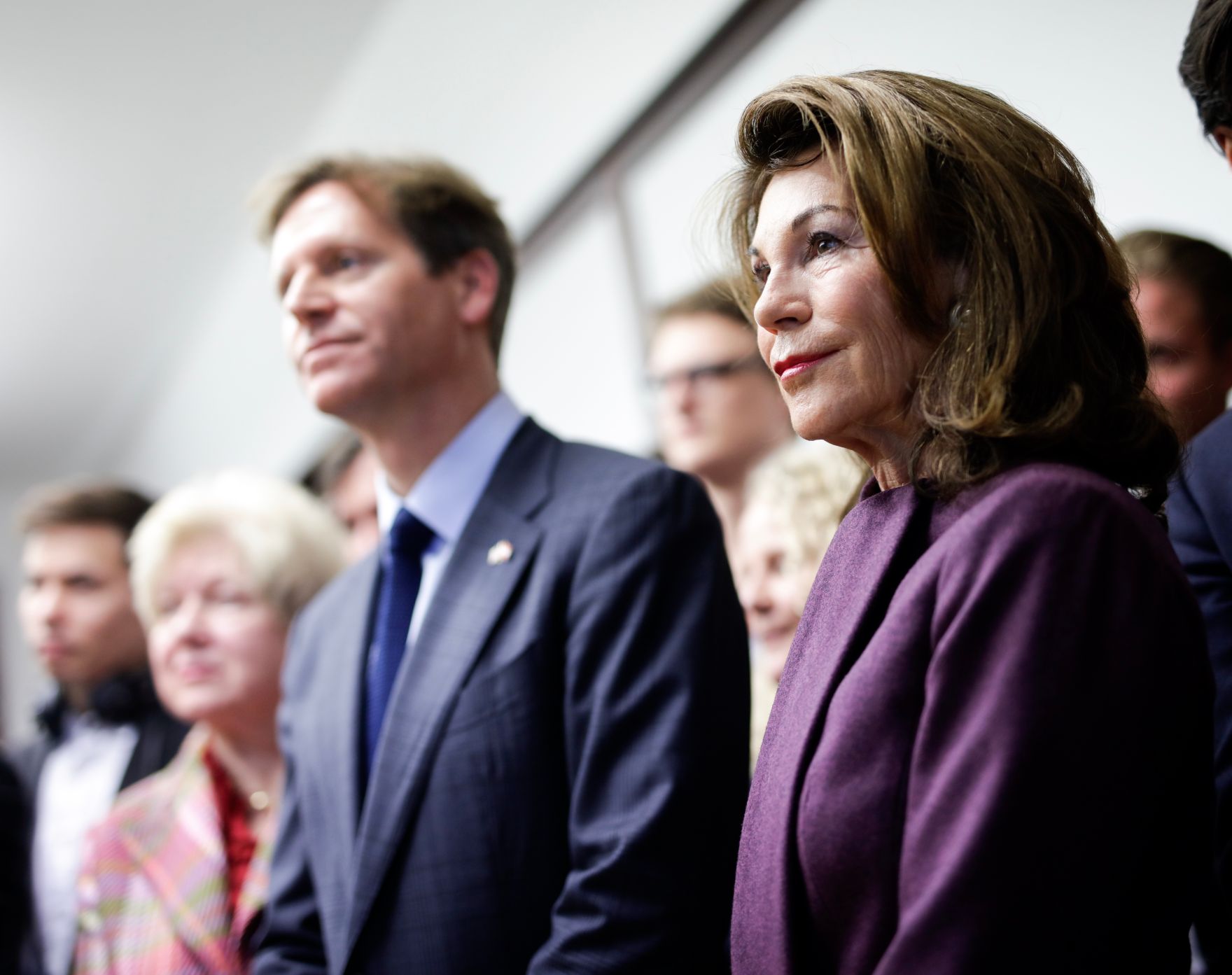 Am 19. November 2019 nahm Bundeskanzlerin Brigitte Bierlein (r.) am Grand Opening der &Ouml;sterreichisch-Amerikanischen-Gesellschaft teil. Im Bild mit dem amerikanischen Botschafter Trevor Traina (l.).