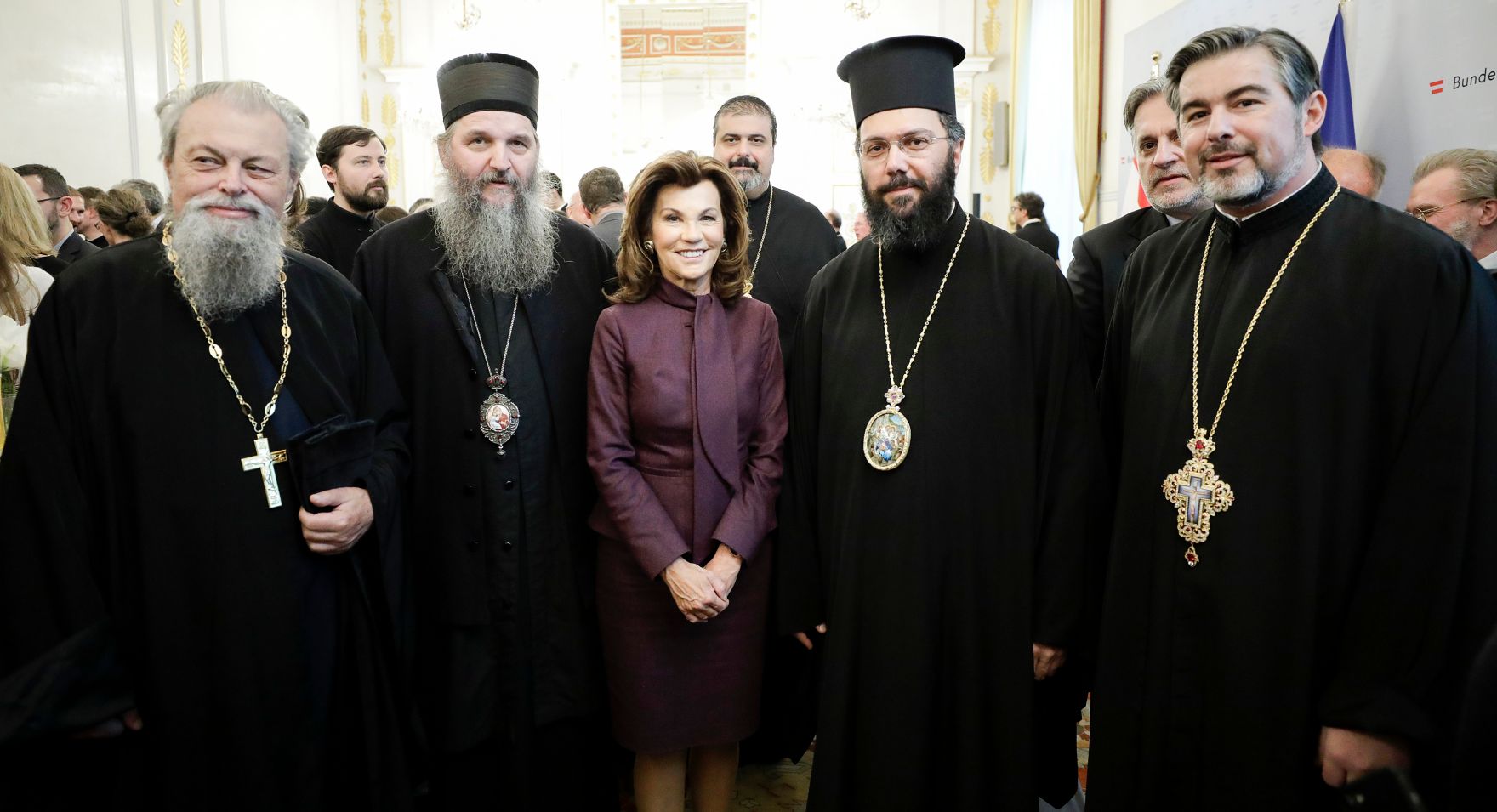 Am 19. Dezember 2019 lud Bundeskanzlerin Brigitte Bierlein religi&ouml;se Vertreterinnen und Vertreter zu einem Adventempfang in das Bundeskanzleramt.