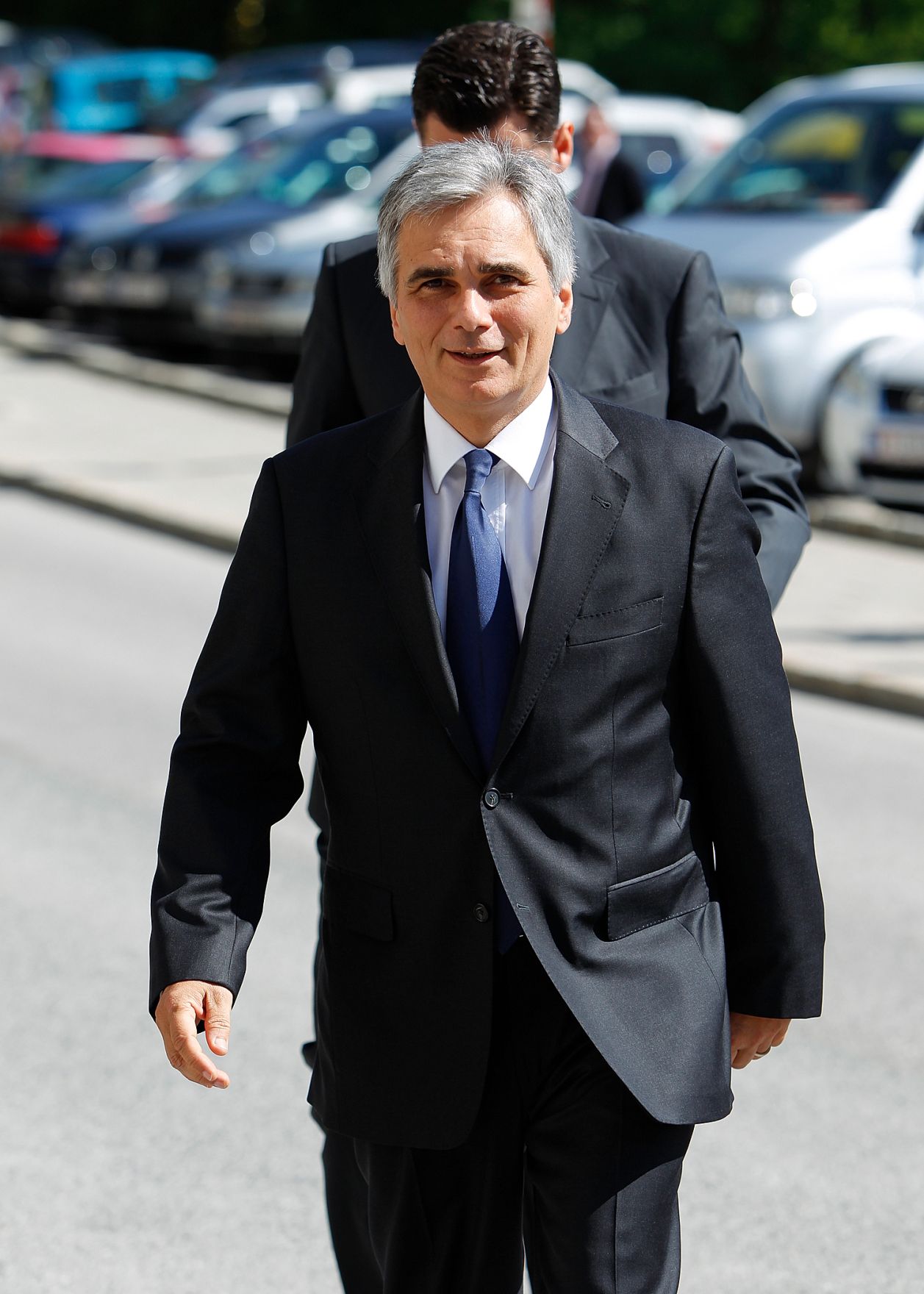 Am 30. Mai 2011 begann am Semmering die zweit&auml;gige Klausurtagung der Bundesregierung. Im Bild Bundeskanzler Werner Faymann am Weg zur Regierungsklausur.