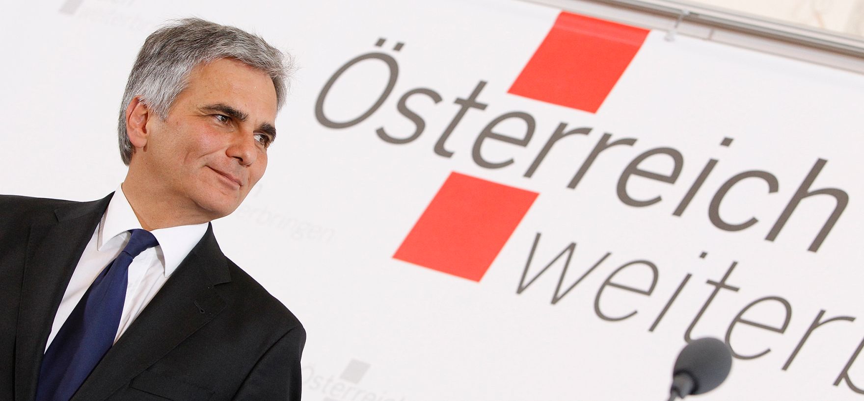 Am 30. Mai 2011 begann am Semmering die zweit&auml;gige Klausurtagung der Bundesregierung. Im Bild Bundeskanzler Werner Faymann bei der Pressekonferenz nach der 1. Arbeitssitzung.