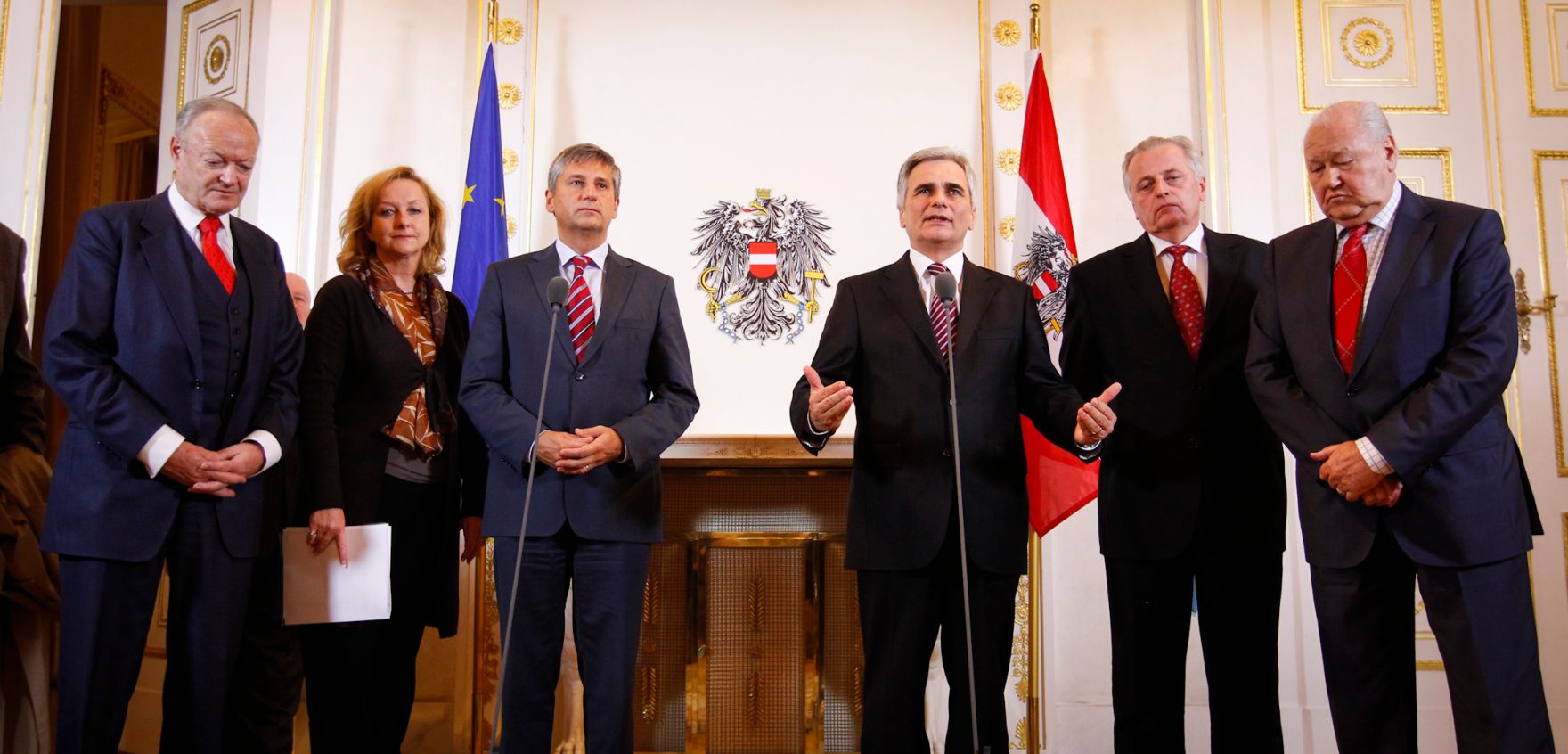 Am 14. November 2011 traf Bundeskanzler Werner Faymann mit Seniorenvertretern zu einem Arbeitsgespr&auml;ch zusammen.