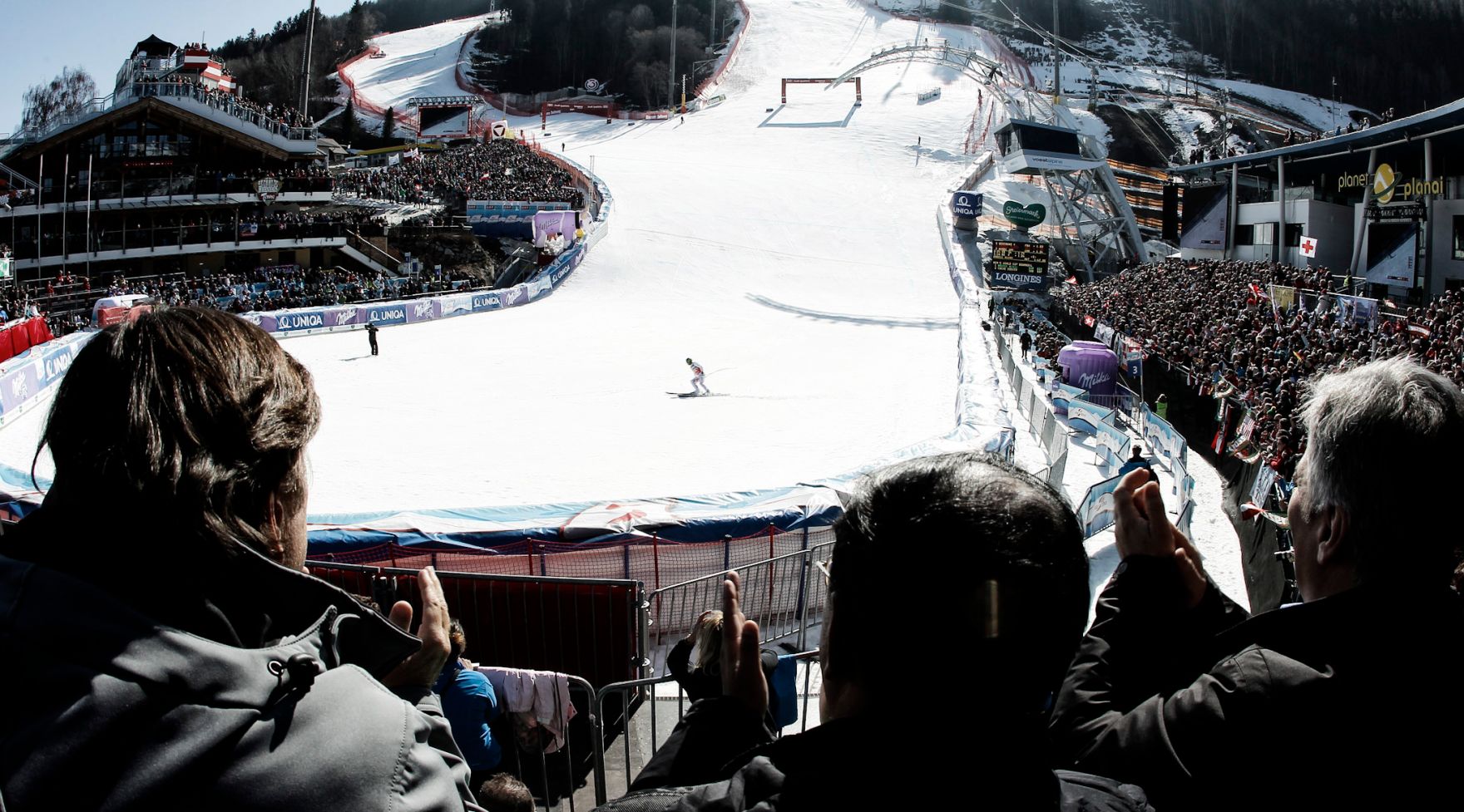 Am 14. M&auml;rz 2012 besuchte Bundeskanzler Werner Faymann das Ski-Weltcup-Finale in Schladming.