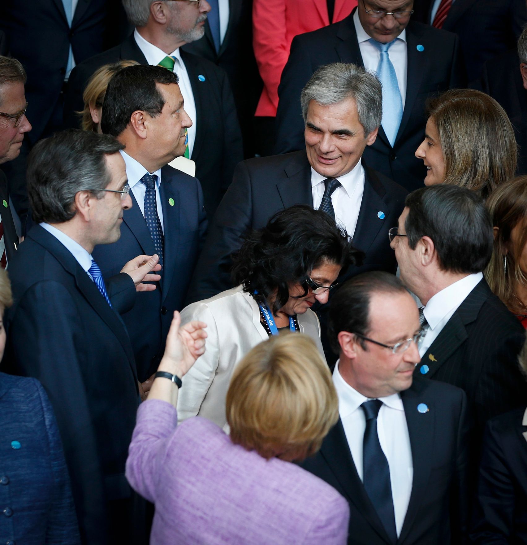 Am 3. Juli 2013 nahm Bundeskanzler Werner Faymann auf Einladung seiner deutschen Amtskollegin Bundeskanzlerin Angela Merkel an der Konferenz zur F&ouml;rderung der Jugendbesch&auml;ftigung in Berlin teil.