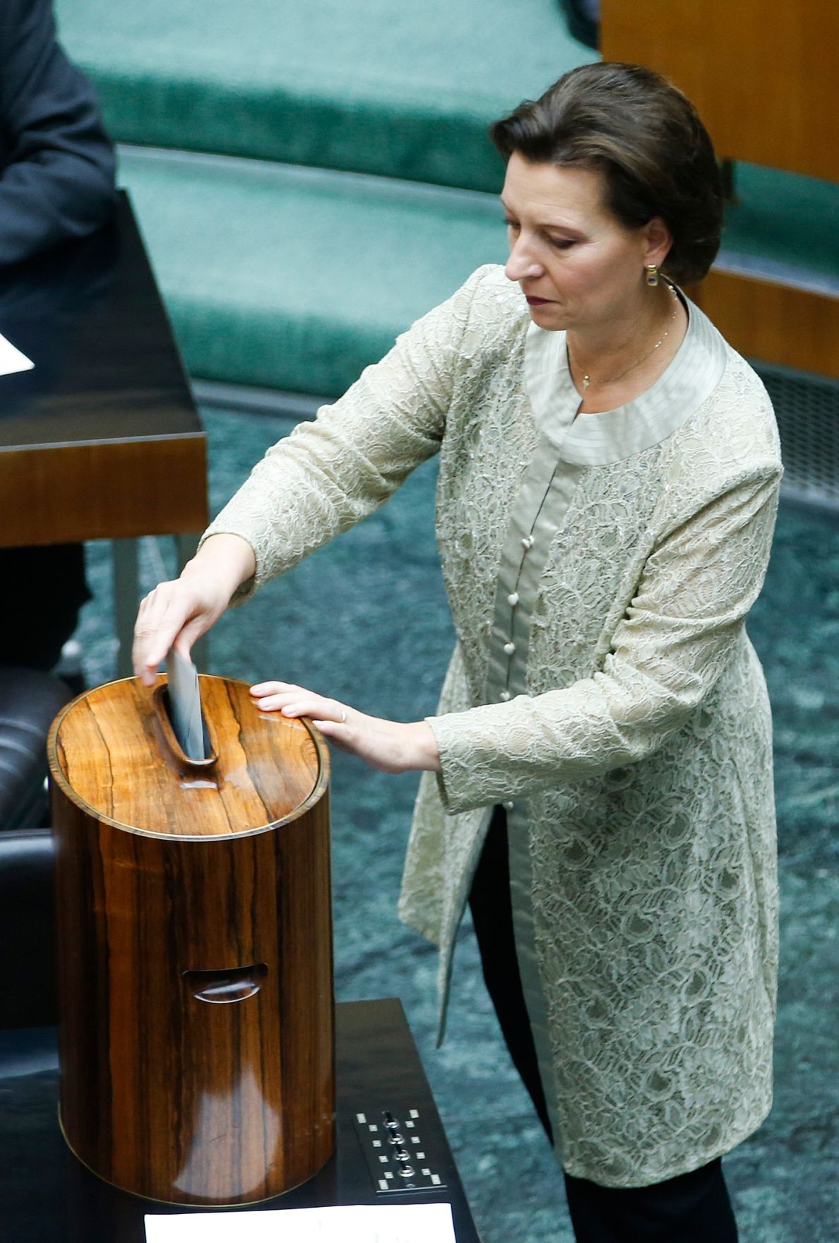 Am 29. Oktober 2013 fand im Parlament die Sitzung des neu gew&auml;hlten Nationalrates statt. Im Bild Frauenministerin Gabriele Heinisch-Hosek.