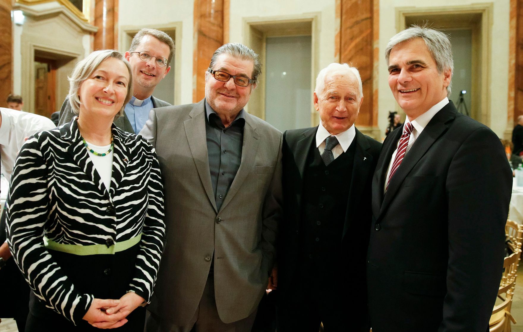 Am 29. November 2013 sprach Bundeskanzler Werner Faymann Gru&szlig;worte beim Festakt "200 Jahre Adolph Kolping" im Palais Liechtenstein.