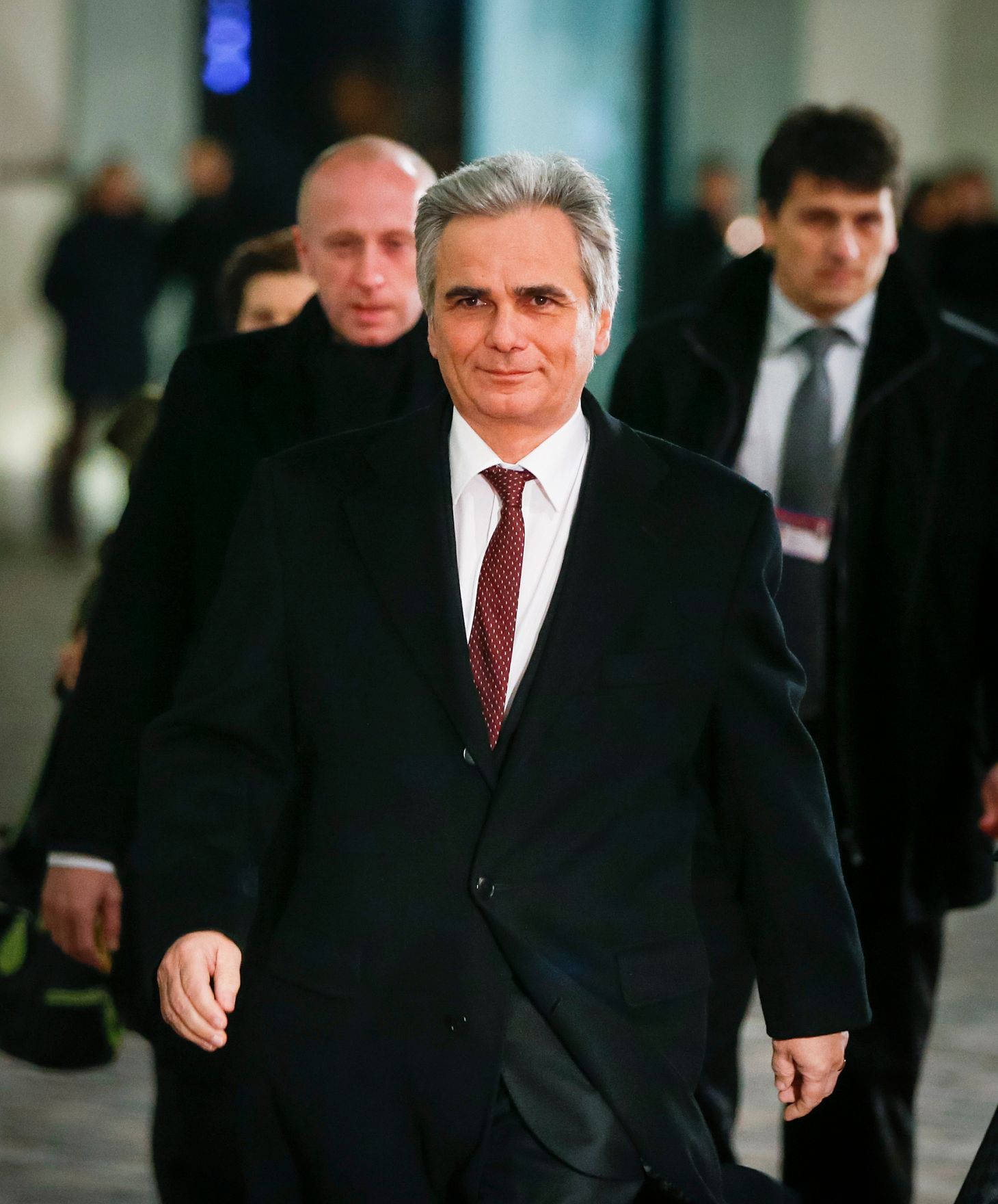 Am 28. November 2013 begann das zweit&auml;gige Gipfeltreffen &Ouml;stliche Partnerschaft in Vilnius. Im Bild Bundeskanzler Werner Faymann am Weg zum Abendempfang.