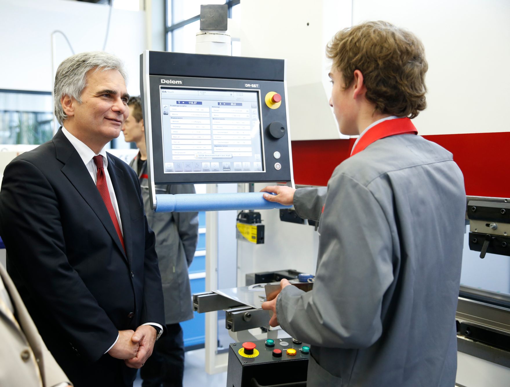 Am 3. Dezember 2014 er&ouml;ffnete Bundeskanzler Werner Faymann das Lehrlingsausbildungszentrum Villach, GPS &ndash; Gemeinn&uuml;tziges Personalservice K&auml;rnten GmbH.