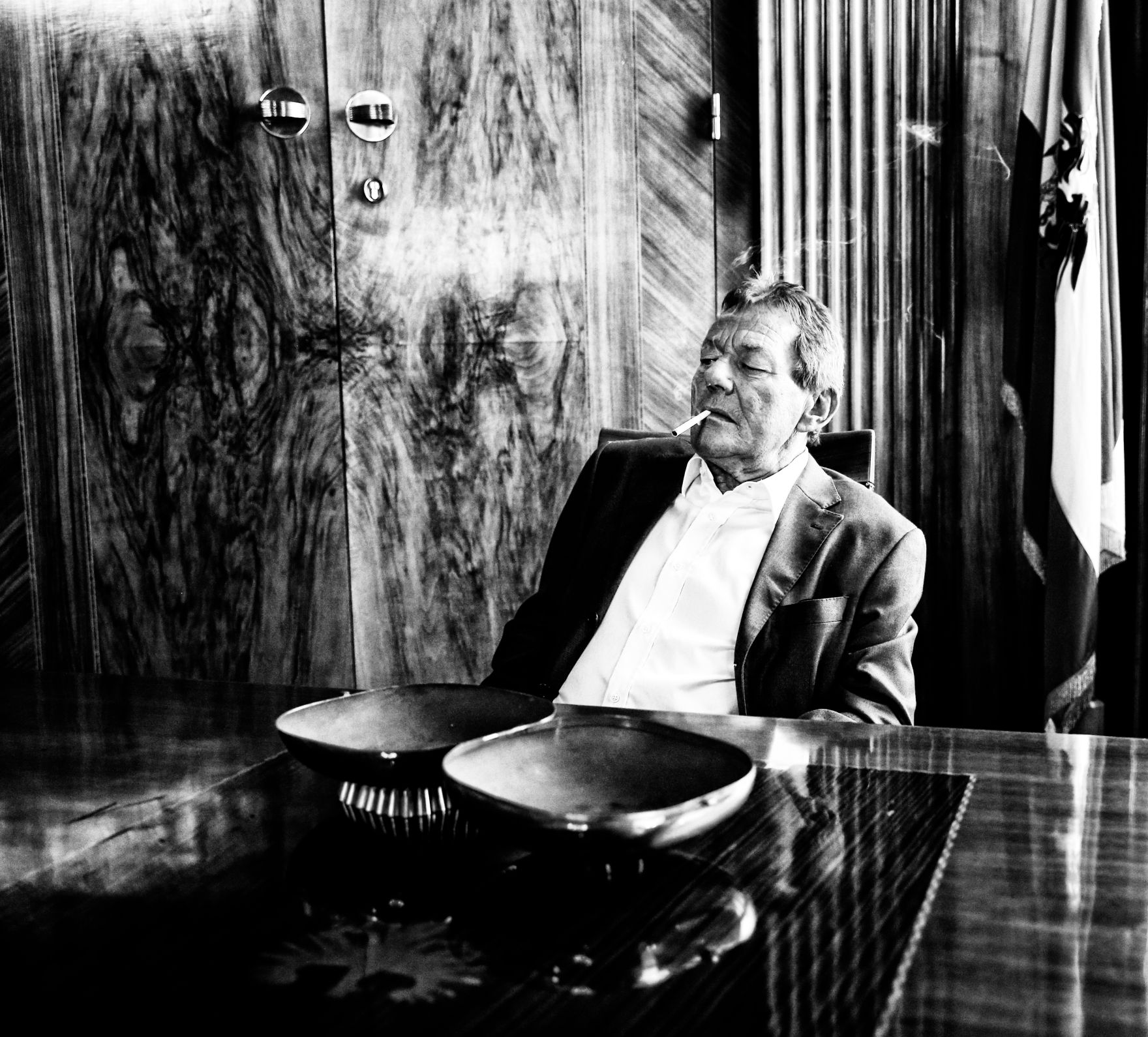 Am 10. April 2015 empfing Bundeskanzler Werner Faymann den Musiker Wolfgang Ambros (im Bild) im Bundeskanzleramt.