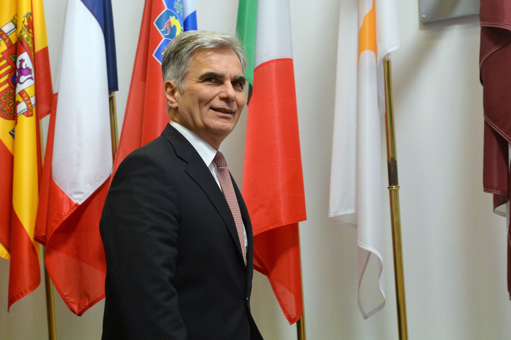 Vom 17.-18. M&auml;rz 2016 fand in Br&uuml;ssel der Europ&auml;ische Rat der Staats- und Regierungschefs statt. Im Bild Bundeskanzler Werner Faymann.