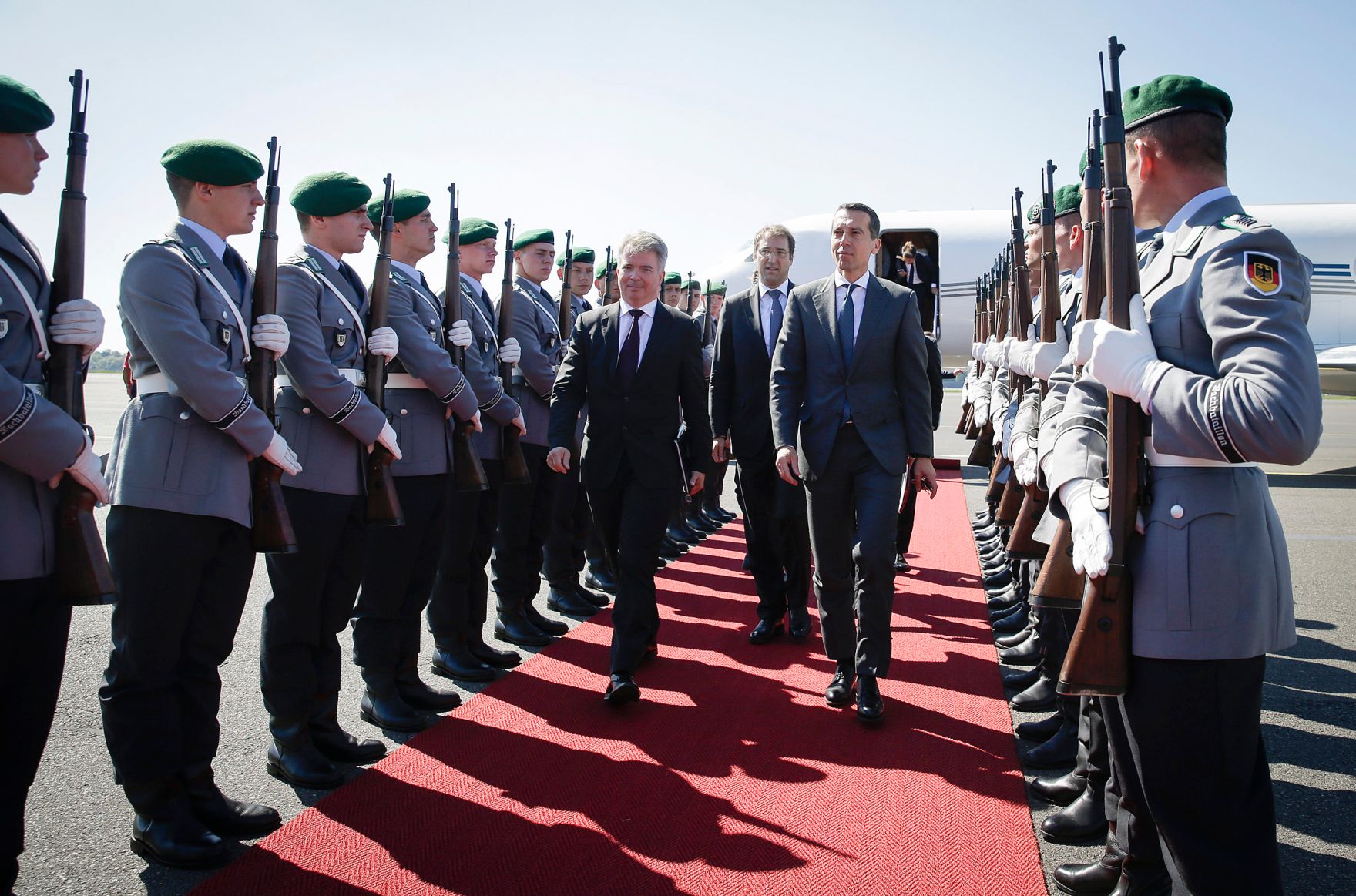 Am 23. Juni 2016 traf Bundeskanzler Christian Kern in Berlin ein.