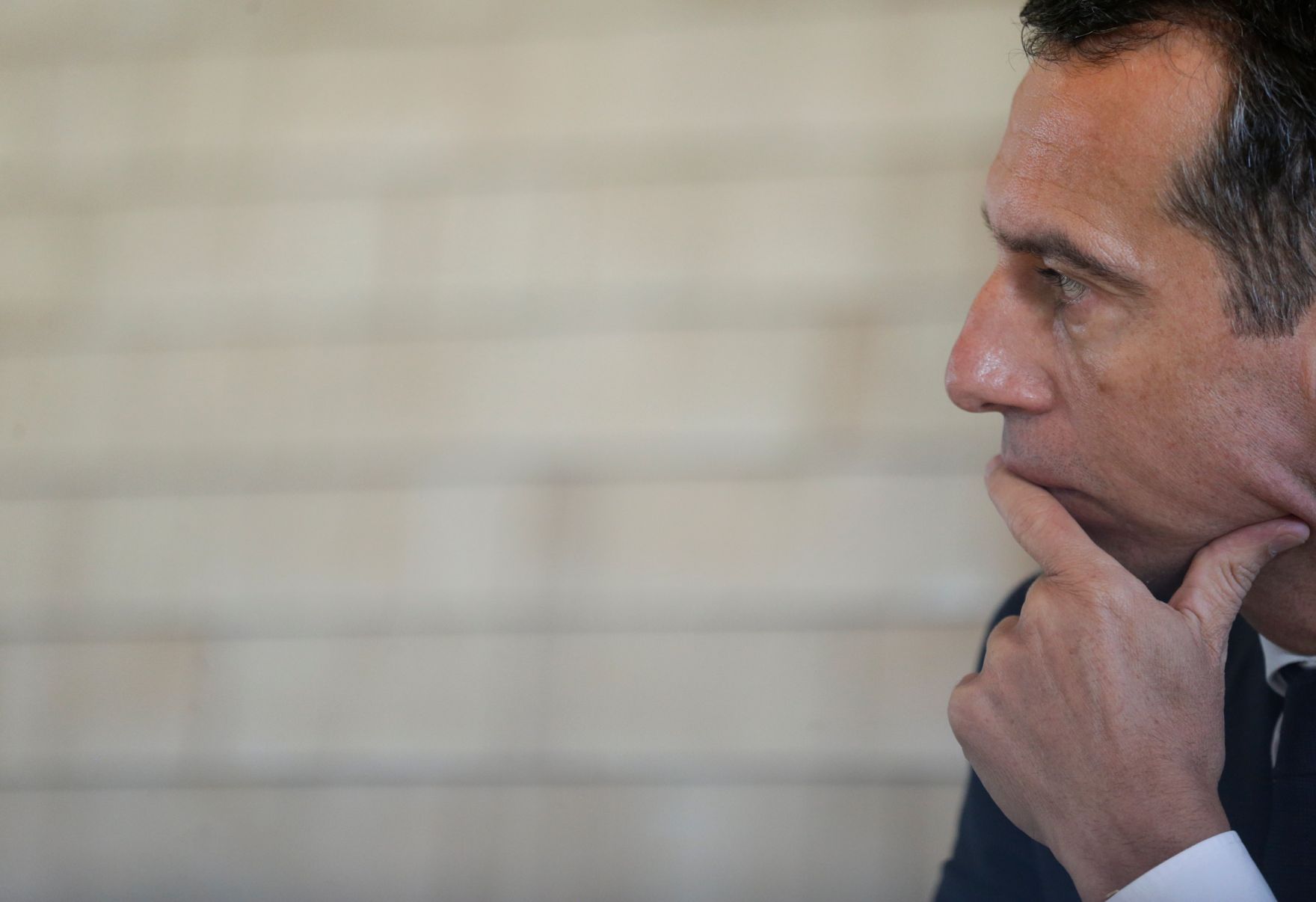 Am 19. Juli 2016 besuchte Bundeskanzler Christian Kern (im Bild) das Bundesland Vorarlberg. Im Bild bei den "Vorarlberger Nachrichten".