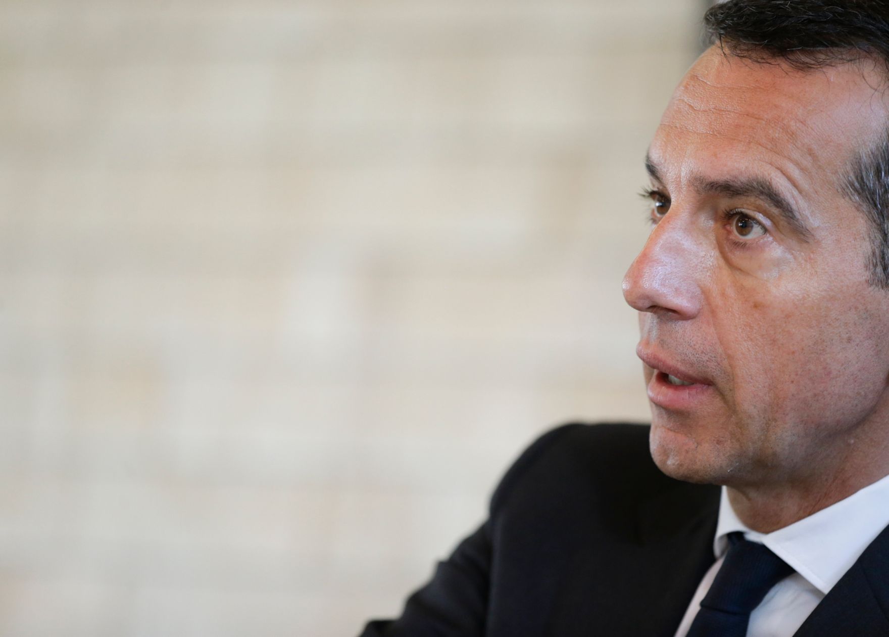 Am 19. Juli 2016 besuchte Bundeskanzler Christian Kern (im Bild) das Bundesland Vorarlberg. Im Bild bei den "Vorarlberger Nachrichten".