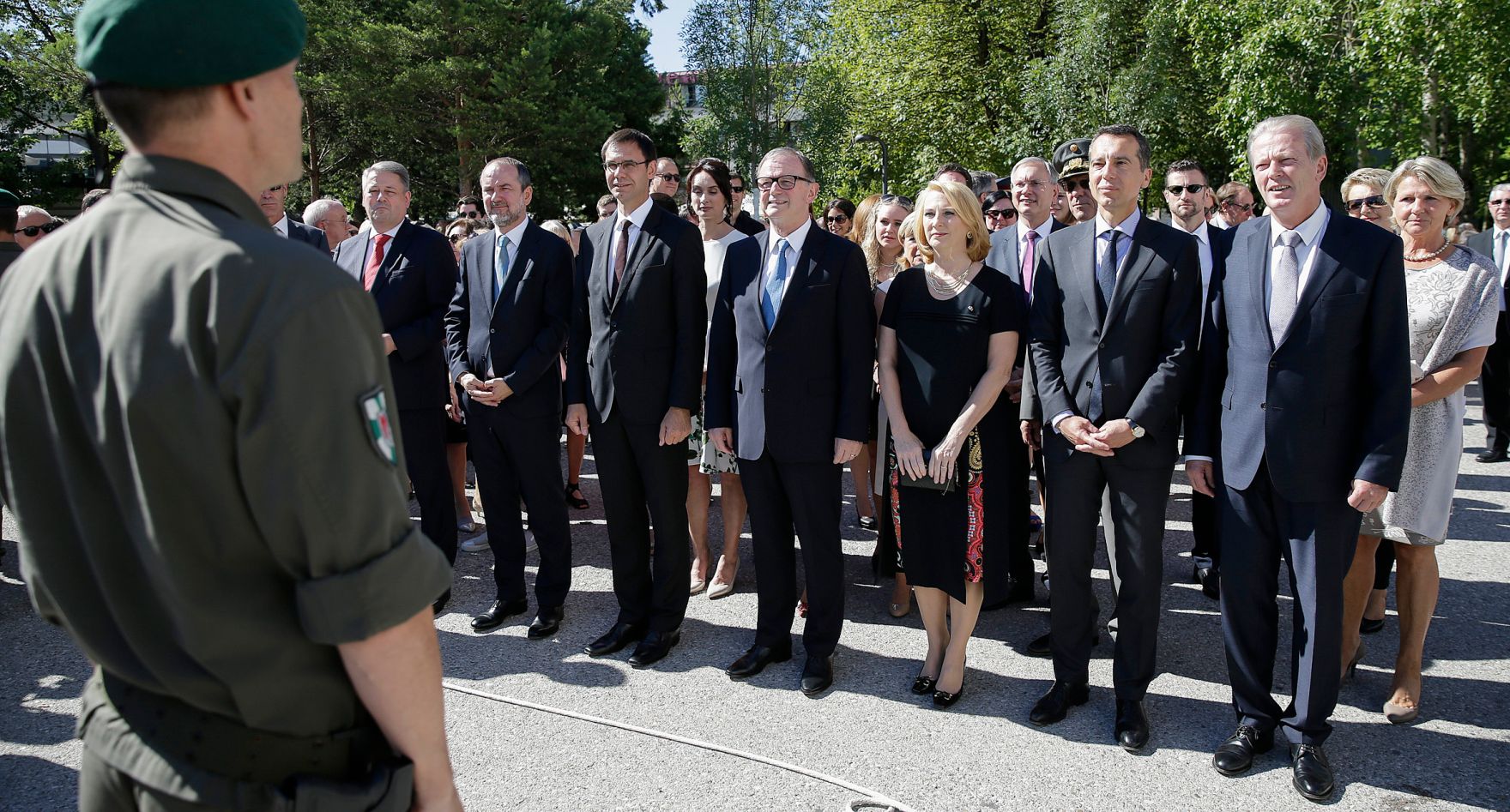 Am 20. Juli 2016 besuchte Bundeskanzler Christian Kern die Er&ouml;ffnung der Bregenzer Festspiele in Vorarlberg.