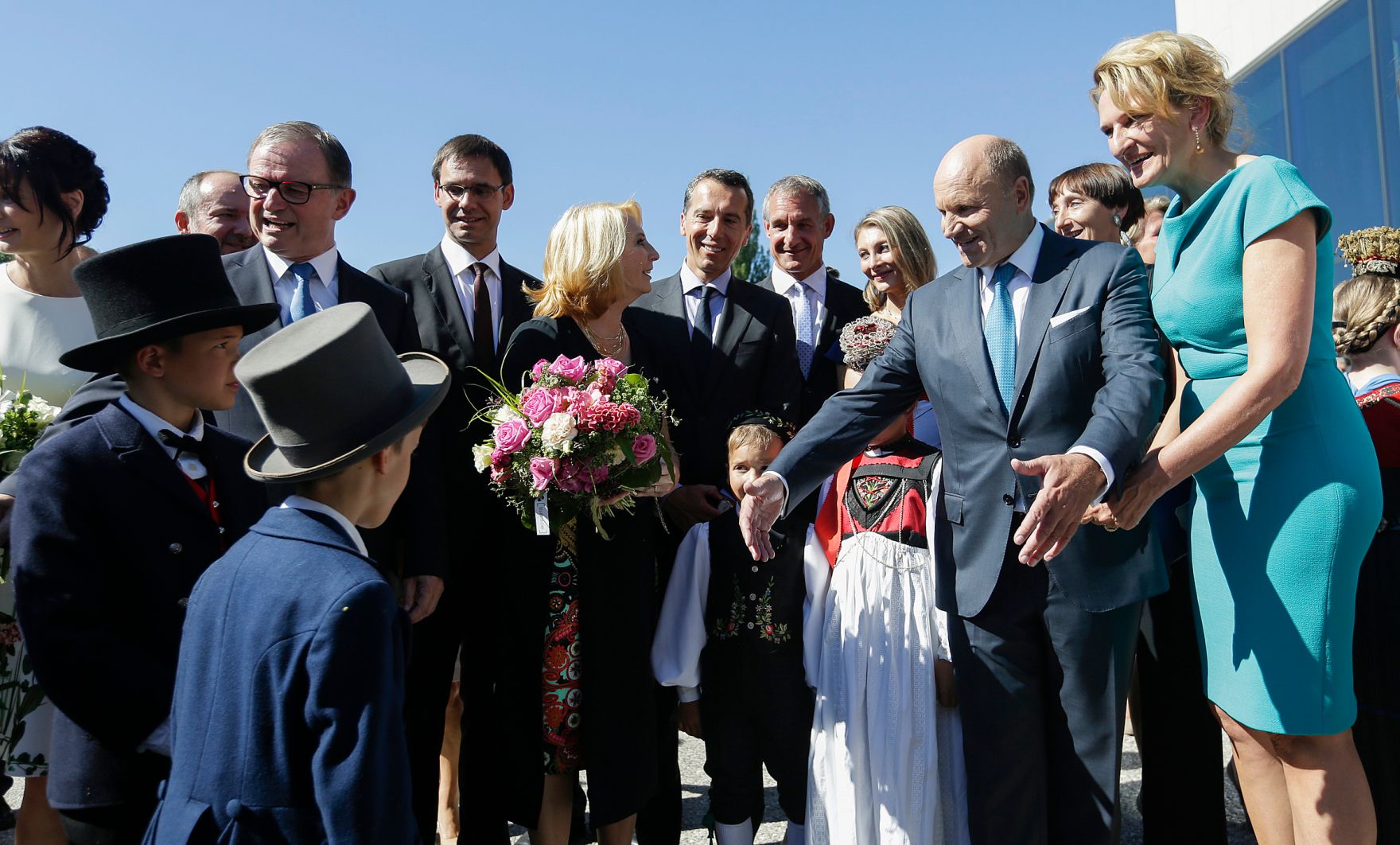 Am 20. Juli 2016 besuchte Bundeskanzler Christian Kern die Er&ouml;ffnung der Bregenzer Festspiele in Vorarlberg.