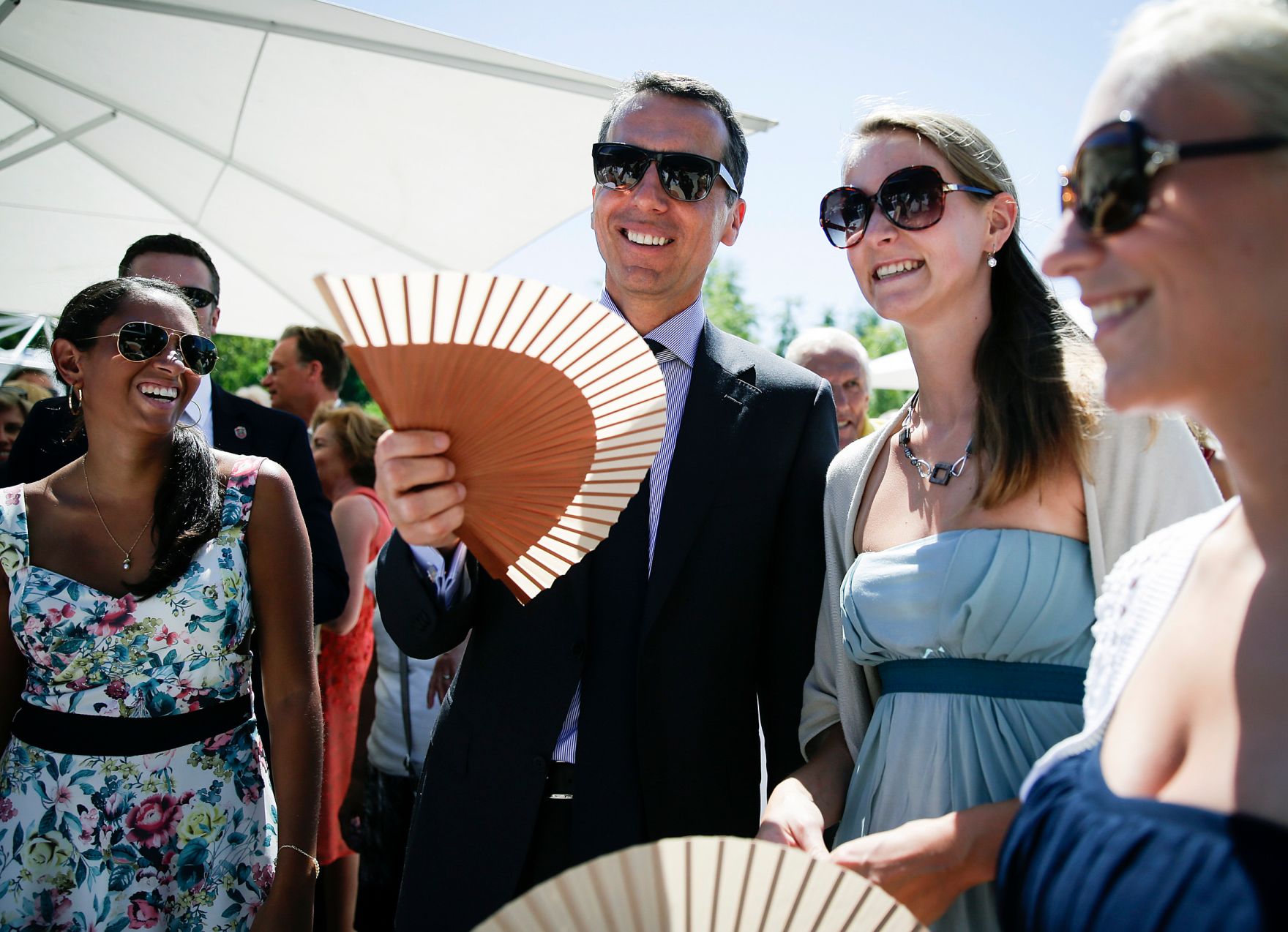 Am 20. Juli 2016 besuchte Bundeskanzler Christian Kern (im Bild) die Er&ouml;ffnung der Bregenzer Festspiele in Vorarlberg.