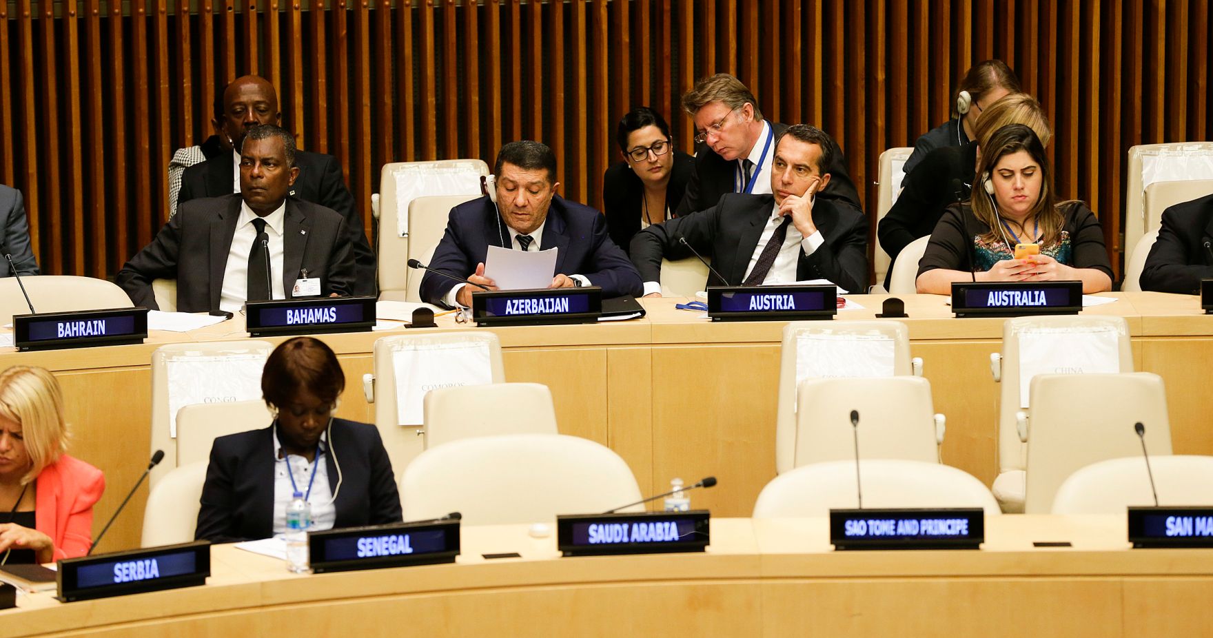 Am 19. September 2016 nahm Bundeskanzler Christian Kern am Gipfeltreffen der Vereinten Nationen zu Flucht und Migration in New York teil.