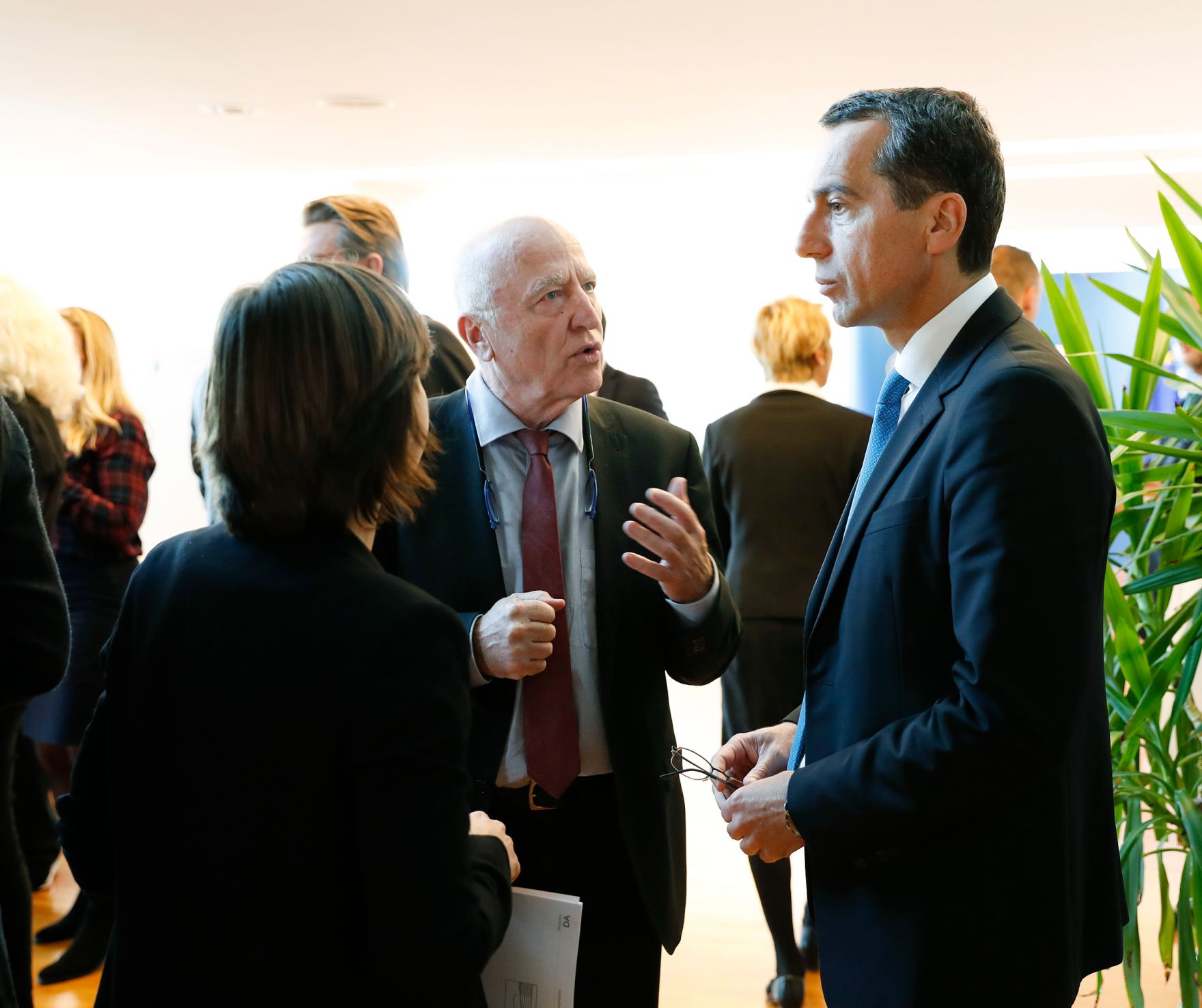 Am 5. Oktober 2016 traf Bundeskanzler Christian Kern die &ouml;sterreichischen Abgeordneten zum Europ&auml;ischen Parlament in Stra&szlig;burg.