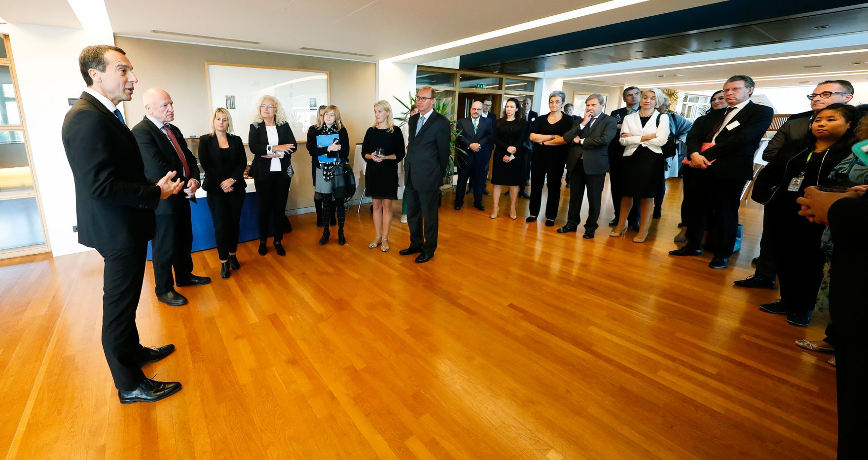 Am 5. Oktober 2016 traf Bundeskanzler Christian Kern die &ouml;sterreichischen Abgeordneten zum Europ&auml;ischen Parlament in Stra&szlig;burg.