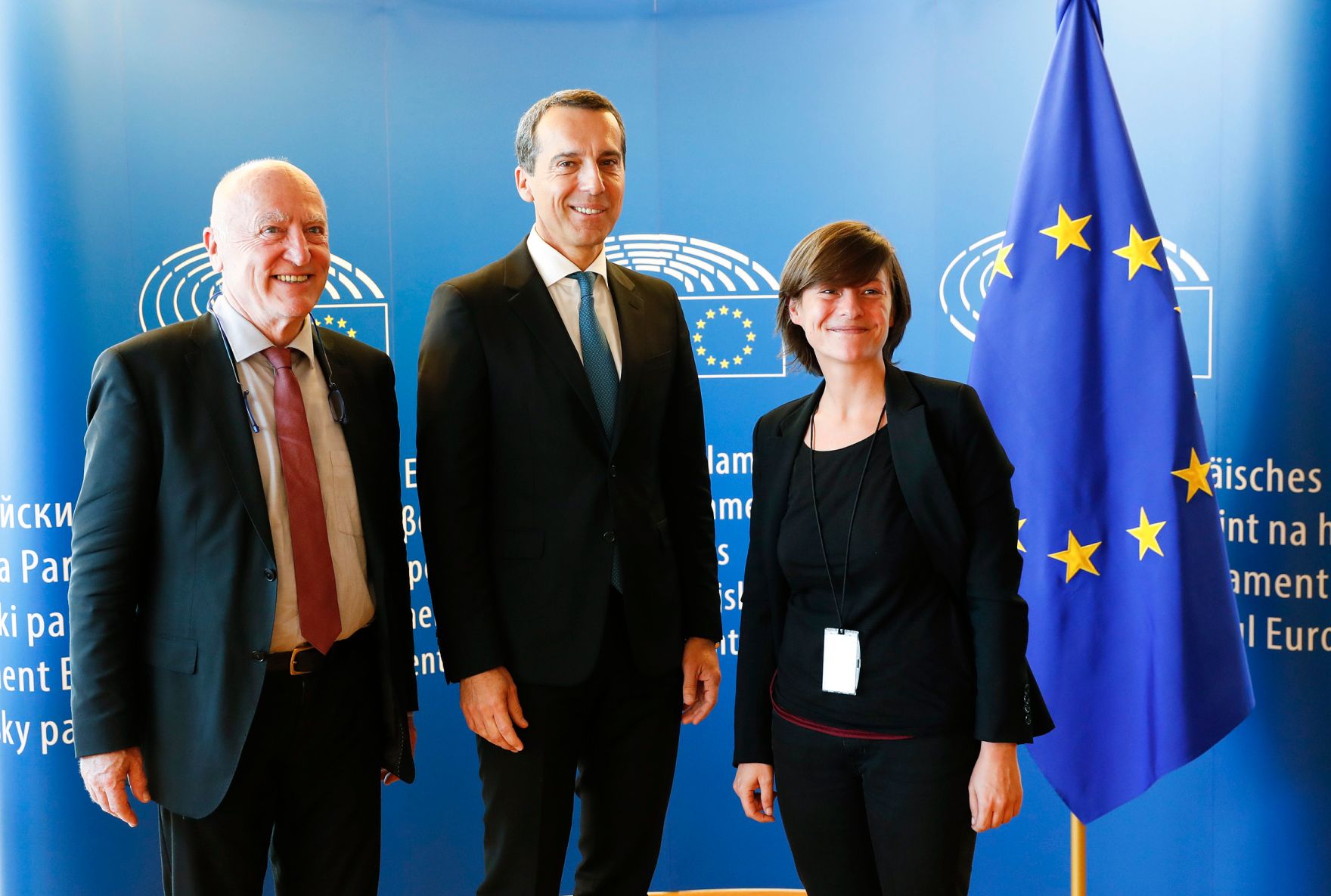 Am 5. Oktober 2016 traf Bundeskanzler Christian Kern die &ouml;sterreichischen Abgeordneten zum Europ&auml;ischen Parlament in Stra&szlig;burg.