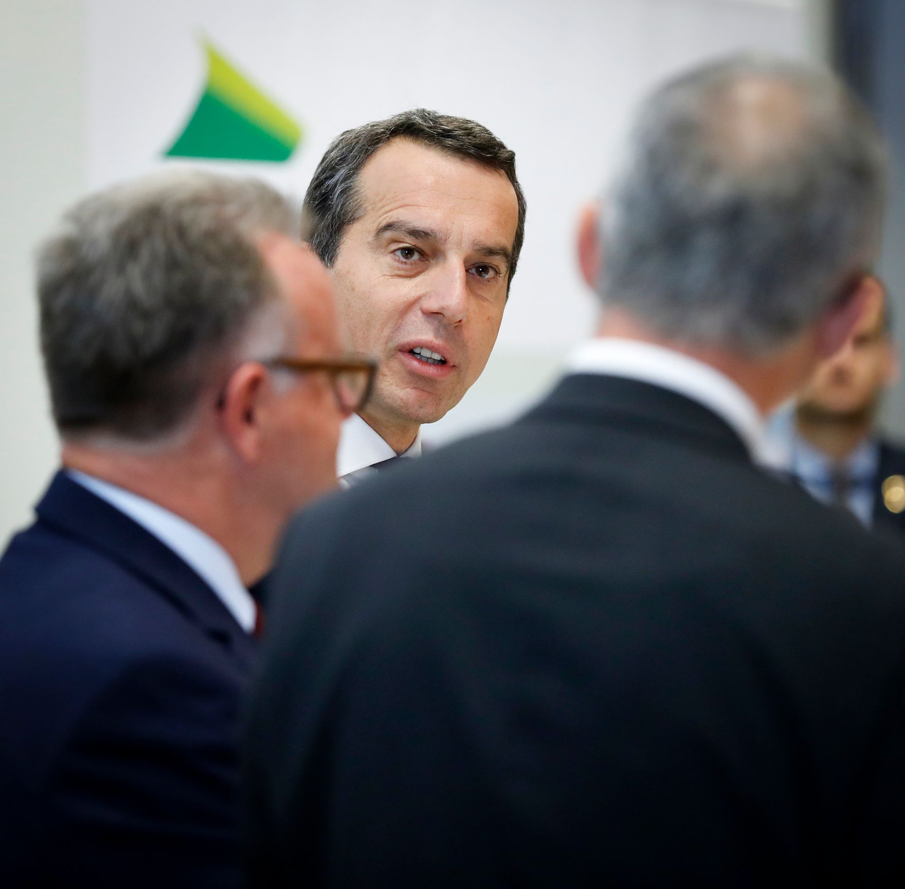 Am 18. Oktober 2016 besuchte Bundeskanzler Christian Kern das Bundesland Burgenland. Im Bild in der Fachhochschule Eisenstadt.
