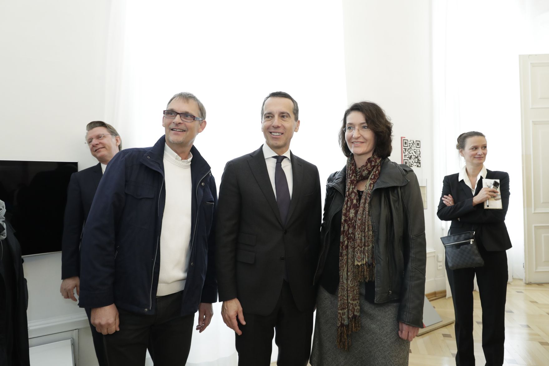 Am 26. Oktober 2016 empfing Bundeskanzler Christian Kern im Rahmen des Nationalfeiertages Besucherinnen und Besucher im Bundeskanzleramt.