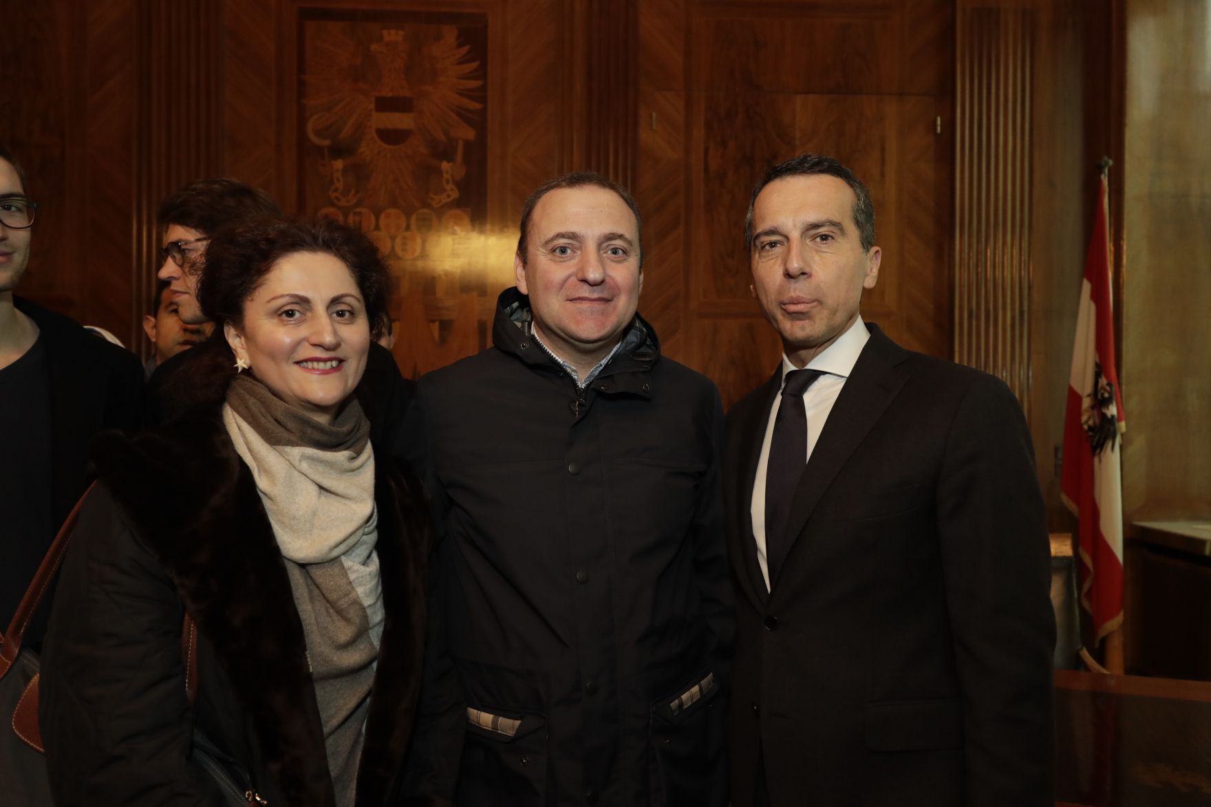 Am 26. Oktober 2016 empfing Bundeskanzler Christian Kern im Rahmen des Nationalfeiertages Besucherinnen und Besucher im Bundeskanzleramt.