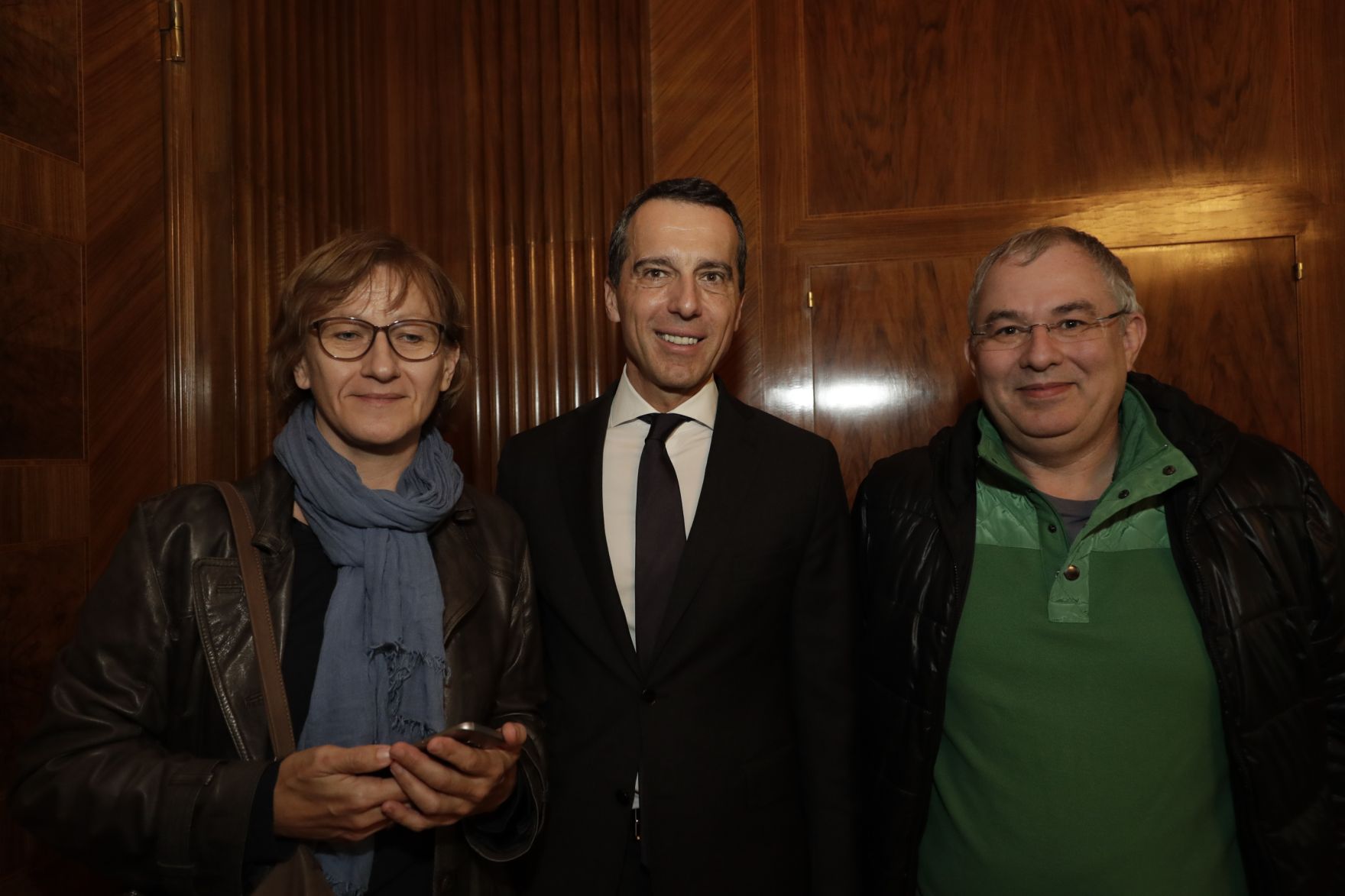 Am 26. Oktober 2016 empfing Bundeskanzler Christian Kern im Rahmen des Nationalfeiertages Besucherinnen und Besucher im Bundeskanzleramt.