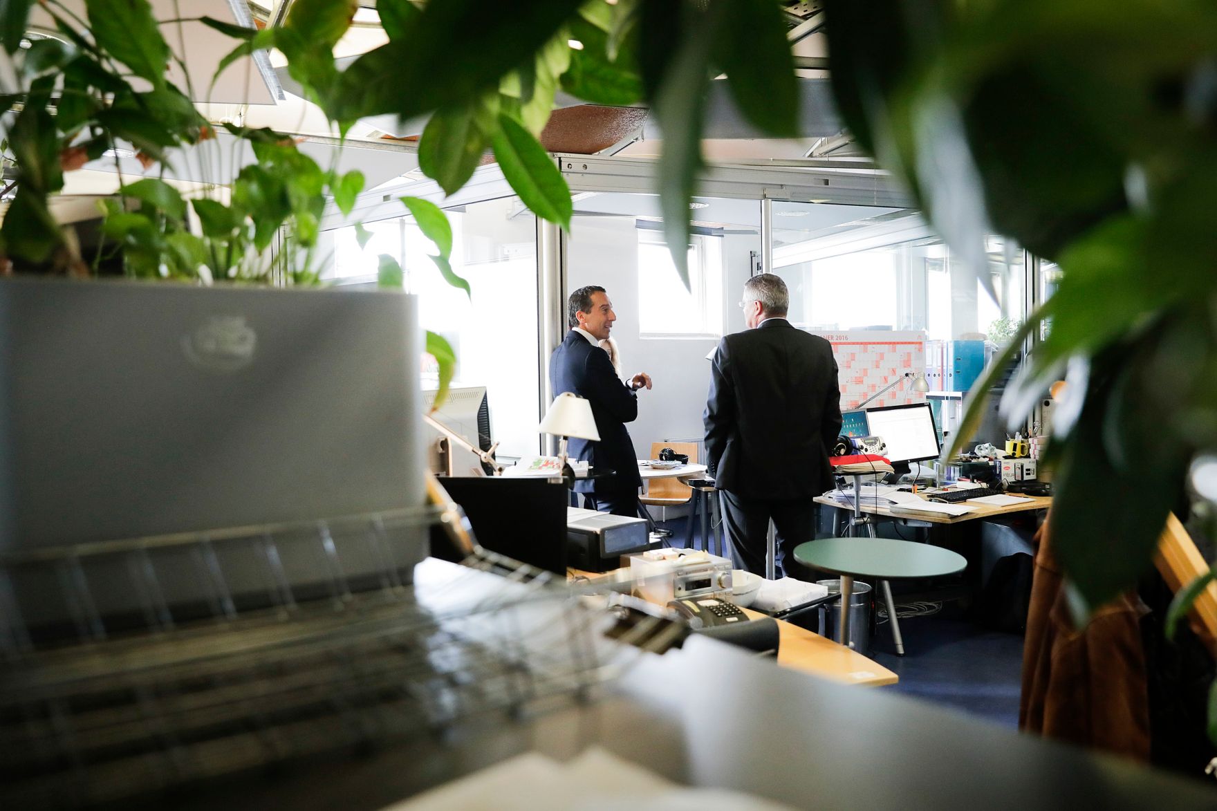 Am 3. November 2016 besuchte Bundeskanzler Christian Kern die ORF-Radioinformation im Funkhaus.