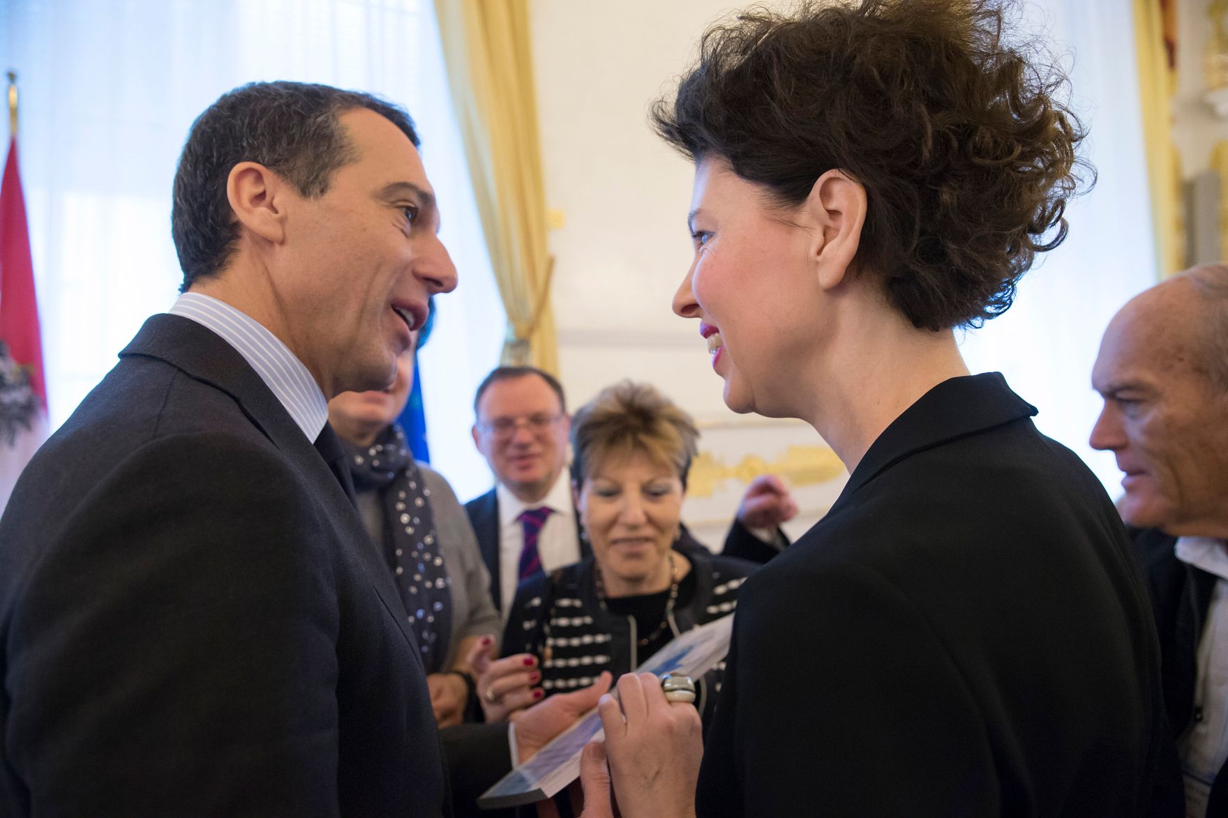Am 11. November 2016 lud Bundeskanzler Christian Kern Auslands&ouml;sterreicherinnen und Auslands&ouml;sterreicher des Jewish Welcome Service ins Bundeskanzleramt.
