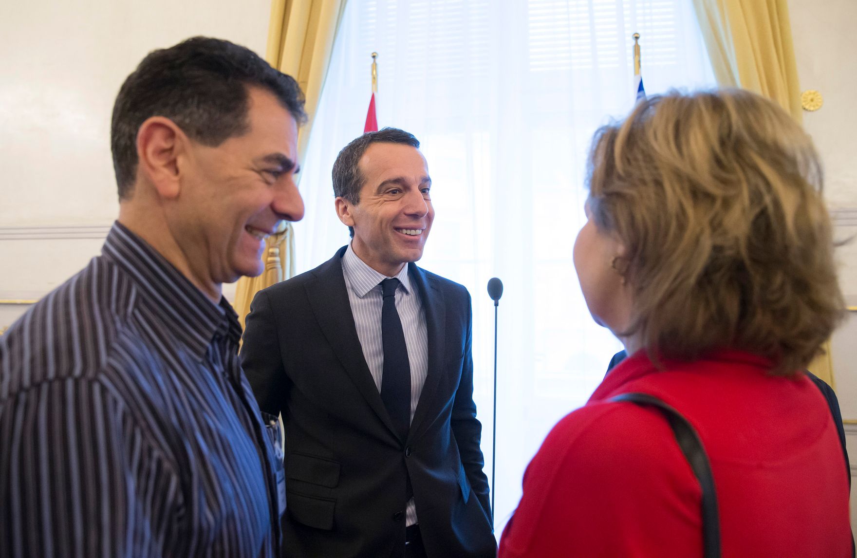 Am 11. November 2016 lud Bundeskanzler Christian Kern Auslands&ouml;sterreicherinnen und Auslands&ouml;sterreicher des Jewish Welcome Service ins Bundeskanzleramt.