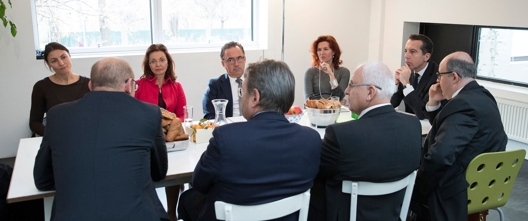 Am 30. November 2016 traf Bundeskanzler Christian Kern UnternehmerInnen zu einem Gespr&auml;ch.