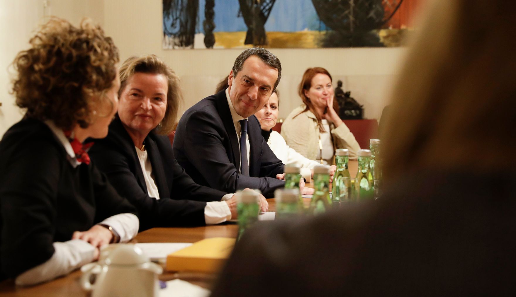 Am 1. Dezember 2016 empfing Bundeskanzler Christian Kern Frauen in der Wirtschaft zu einem Gespr&auml;ch.