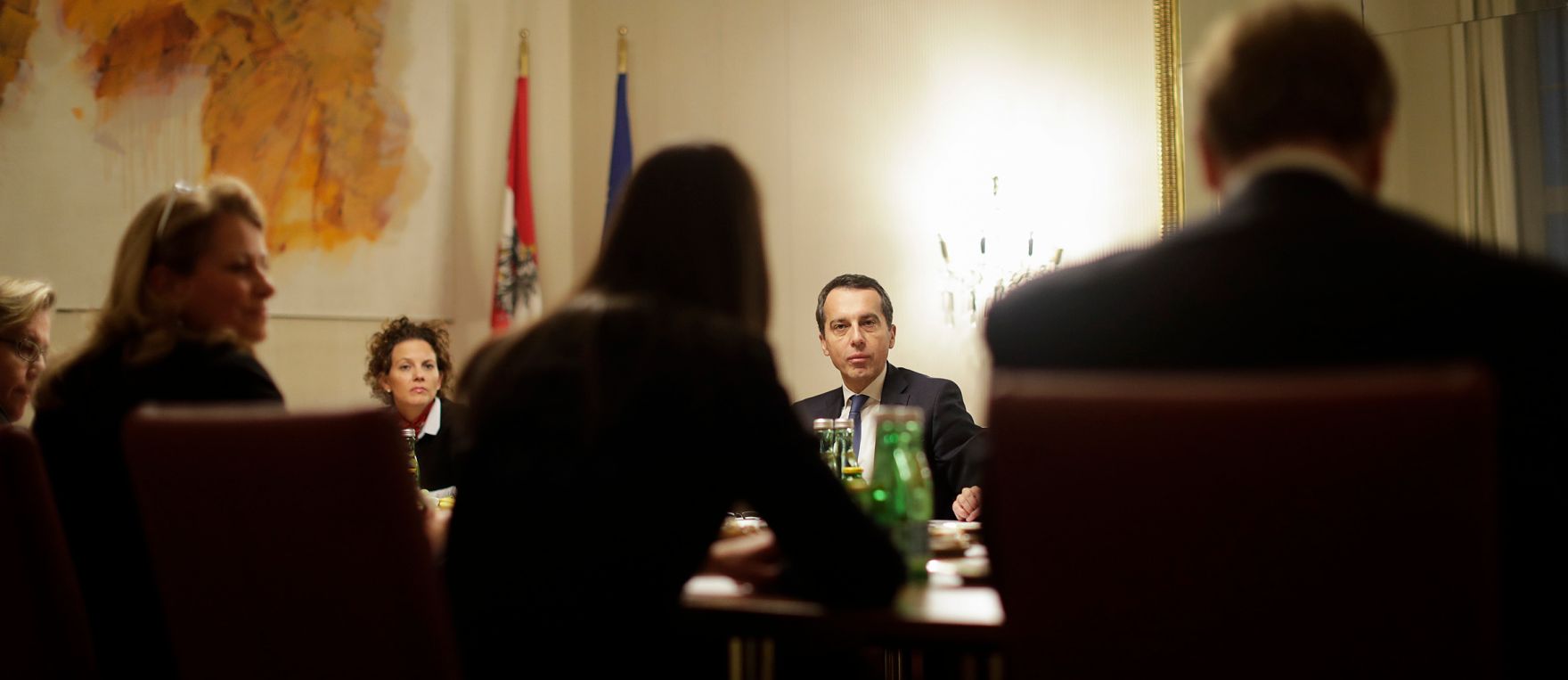 Am 1. Dezember 2016 empfing Bundeskanzler Christian Kern Frauen in der Wirtschaft zu einem Gespr&auml;ch.