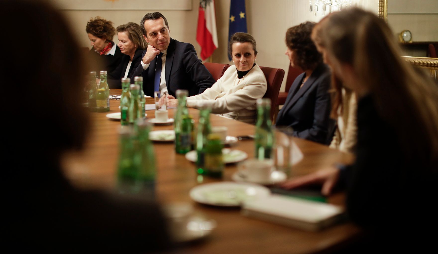 Am 1. Dezember 2016 empfing Bundeskanzler Christian Kern Frauen in der Wirtschaft zu einem Gespr&auml;ch.