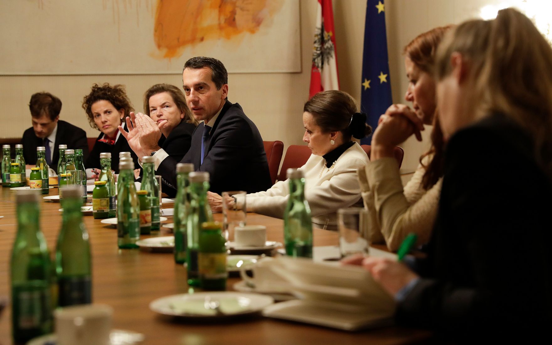 Am 1. Dezember 2016 empfing Bundeskanzler Christian Kern Frauen in der Wirtschaft zu einem Gespr&auml;ch.