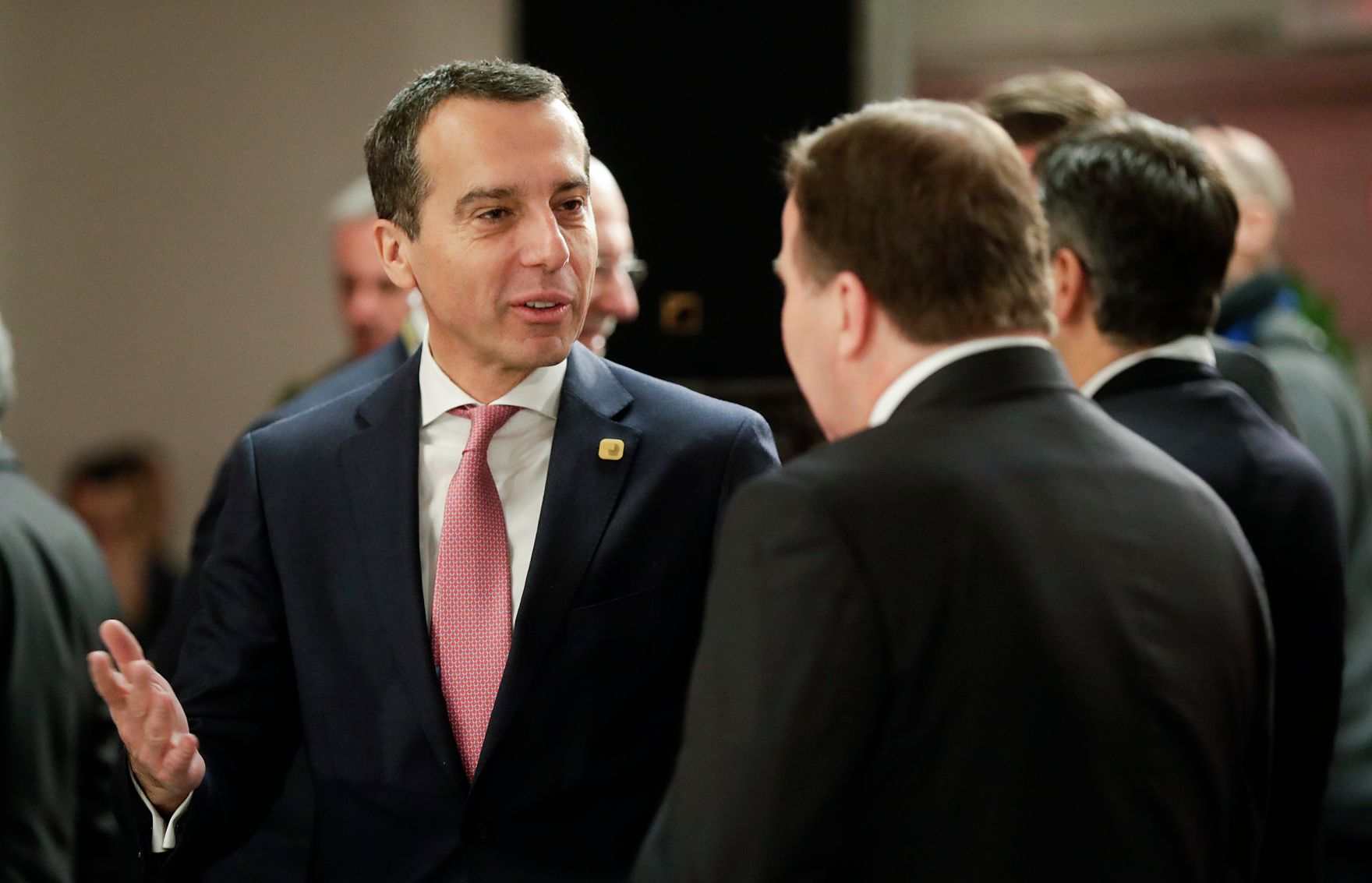 Am 15. Dezember 2016 fand in Br&uuml;ssel der Europ&auml;ische Rat der Staats- und Regierungschefs statt. Im Bild Bundeskanzler Christian Kern.