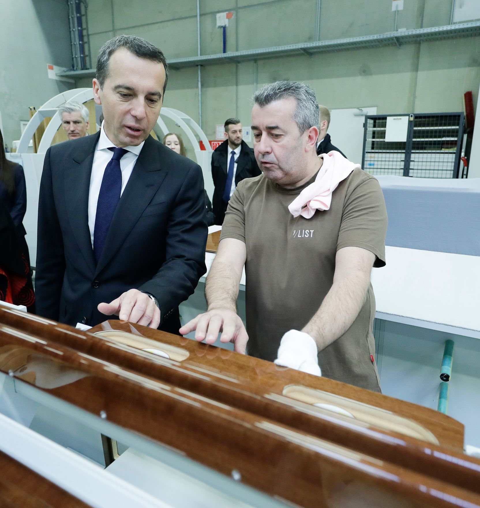 Am 22. Februar 2017 besuchte Bundeskanzler Christian Kern die Firma F. LIST GMBH in Thomasberg.