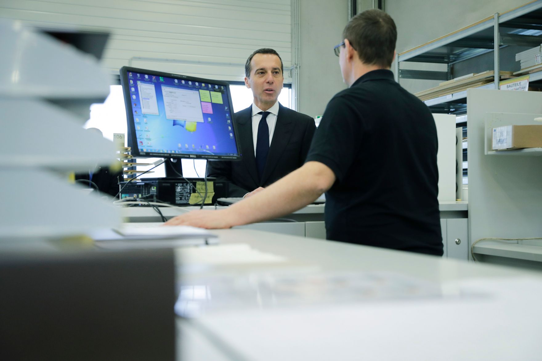 Am 22. Februar 2017 besuchte Bundeskanzler Christian Kern die Firma F. LIST GMBH in Thomasberg.