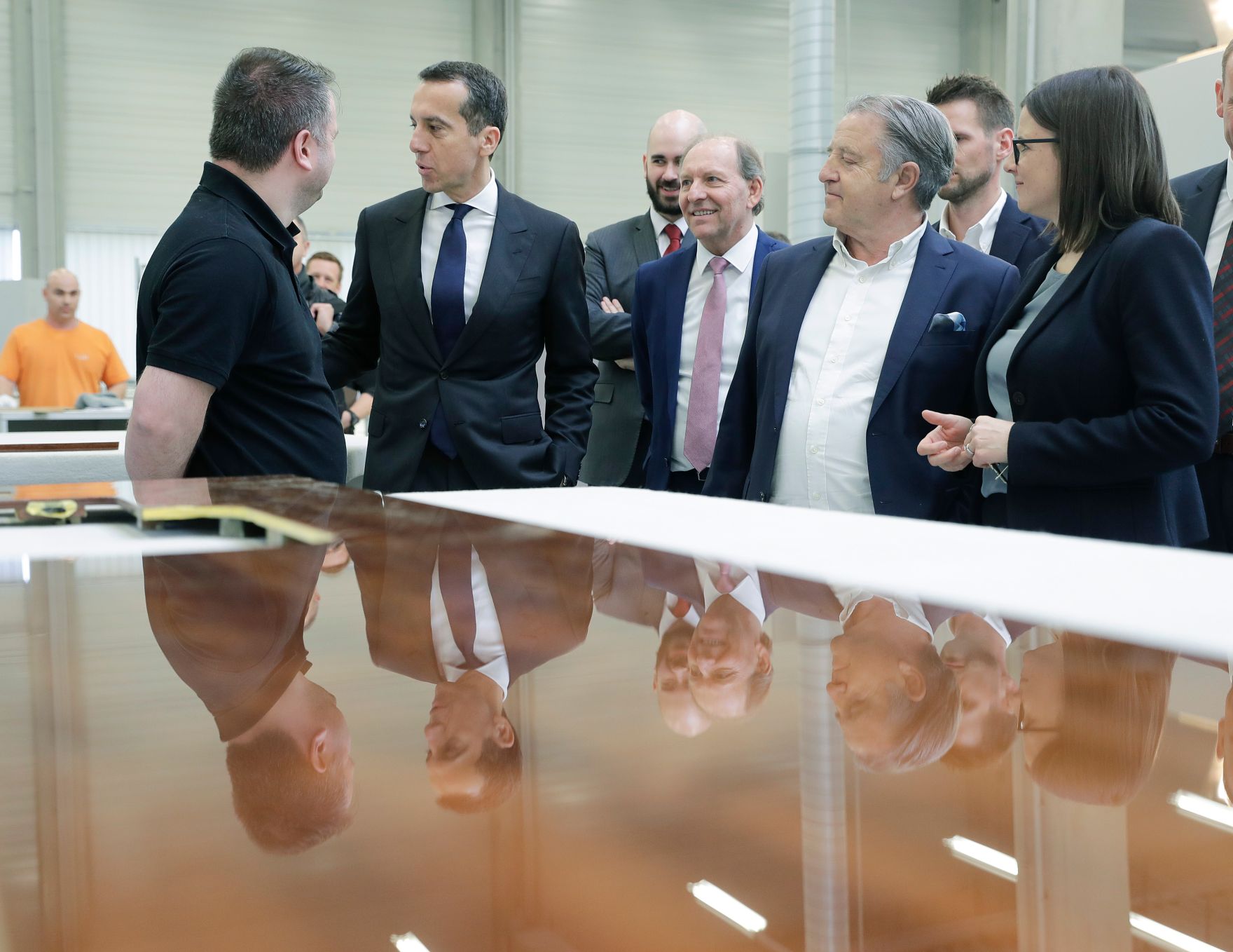 Am 22. Februar 2017 besuchte Bundeskanzler Christian Kern die Firma F. LIST GMBH in Thomasberg.