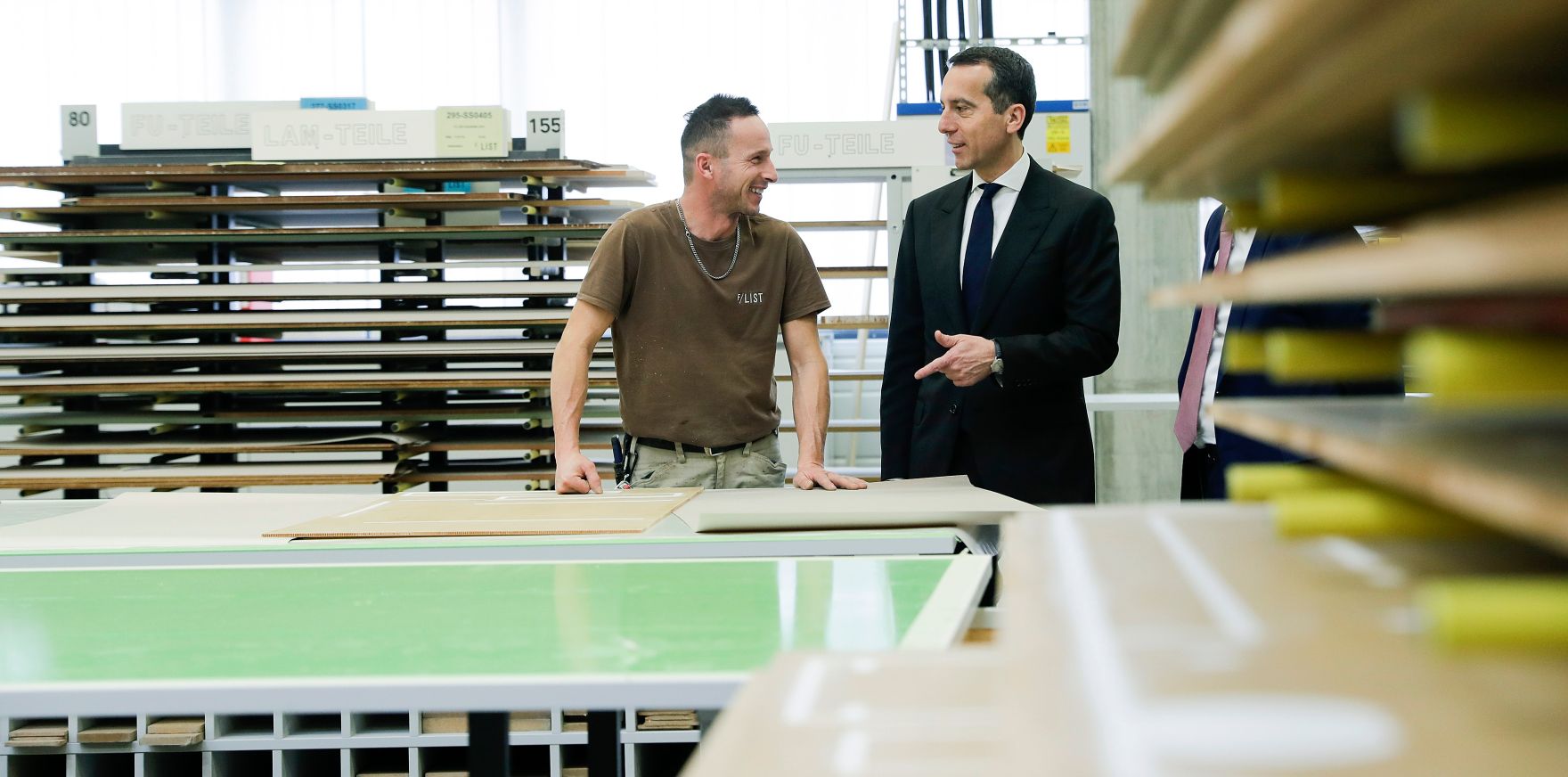 Am 22. Februar 2017 besuchte Bundeskanzler Christian Kern die Firma F. LIST GMBH in Thomasberg.