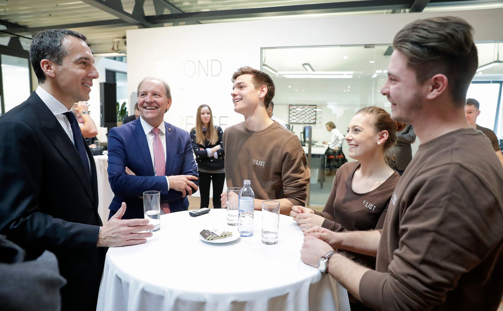 Am 22. Februar 2017 besuchte Bundeskanzler Christian Kern die Firma F. LIST GMBH in Thomasberg.