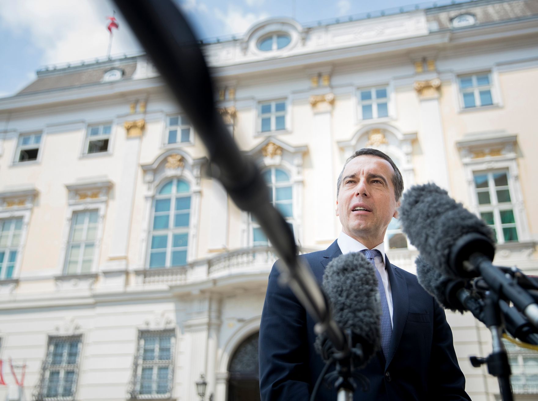 Am 21. Juni 2017 gab Bundeskanzler Christian Kern ein Pressestatement zum Besch&auml;ftigungsbonus ab.