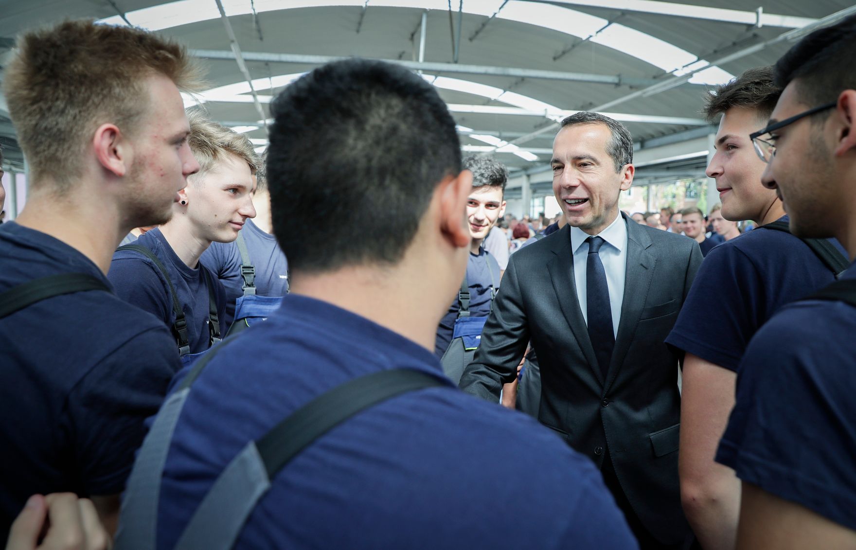 Am 26. Juni 2017 besuchte Bundeskanzler Christian Kern die Firma Wiener Netze.