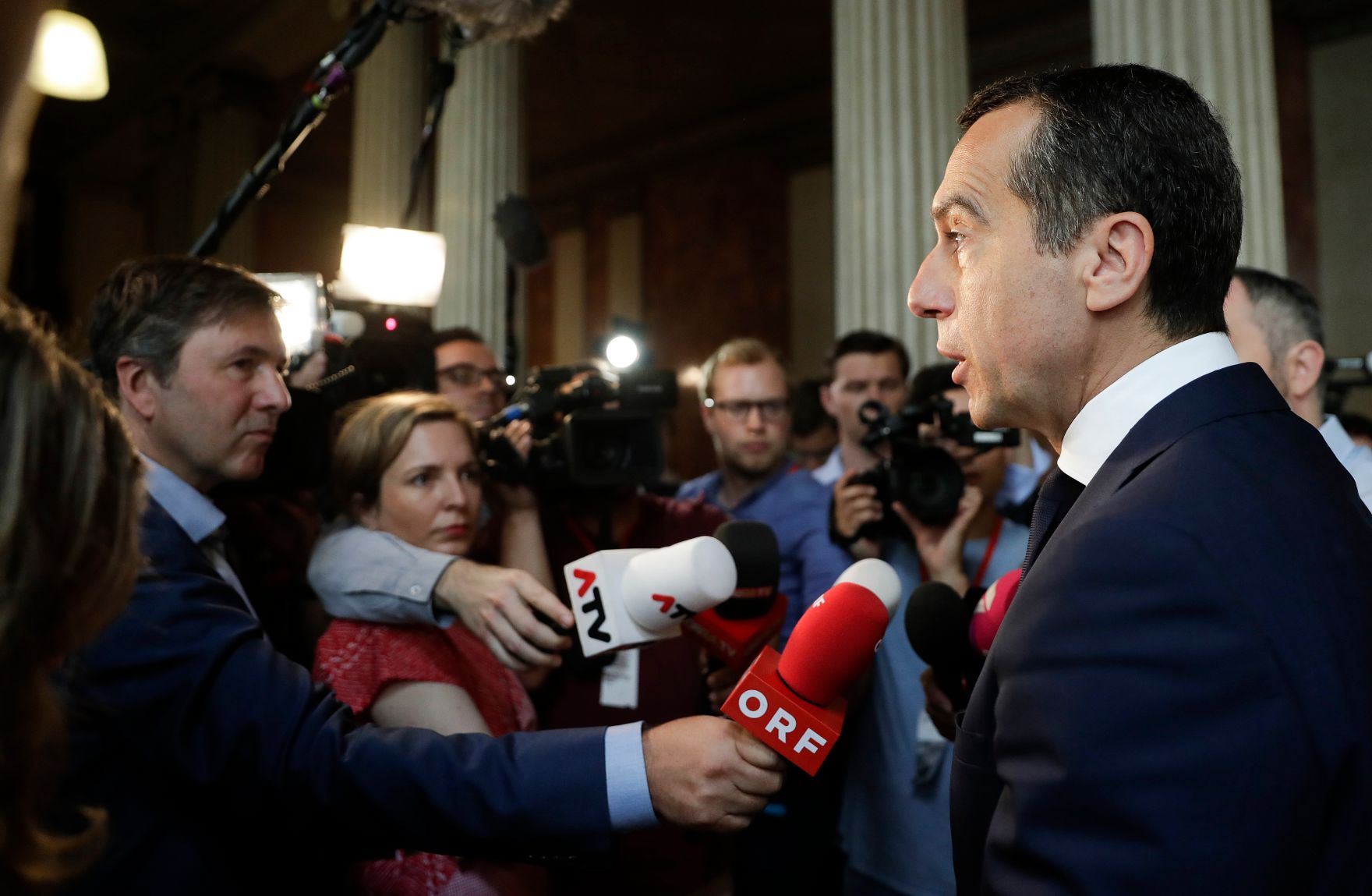 Am 28. Juni 2017 gab Bundeskanzler Christian Kern im Parlament ein Pressestatement nach der Regierungssitzung ab.