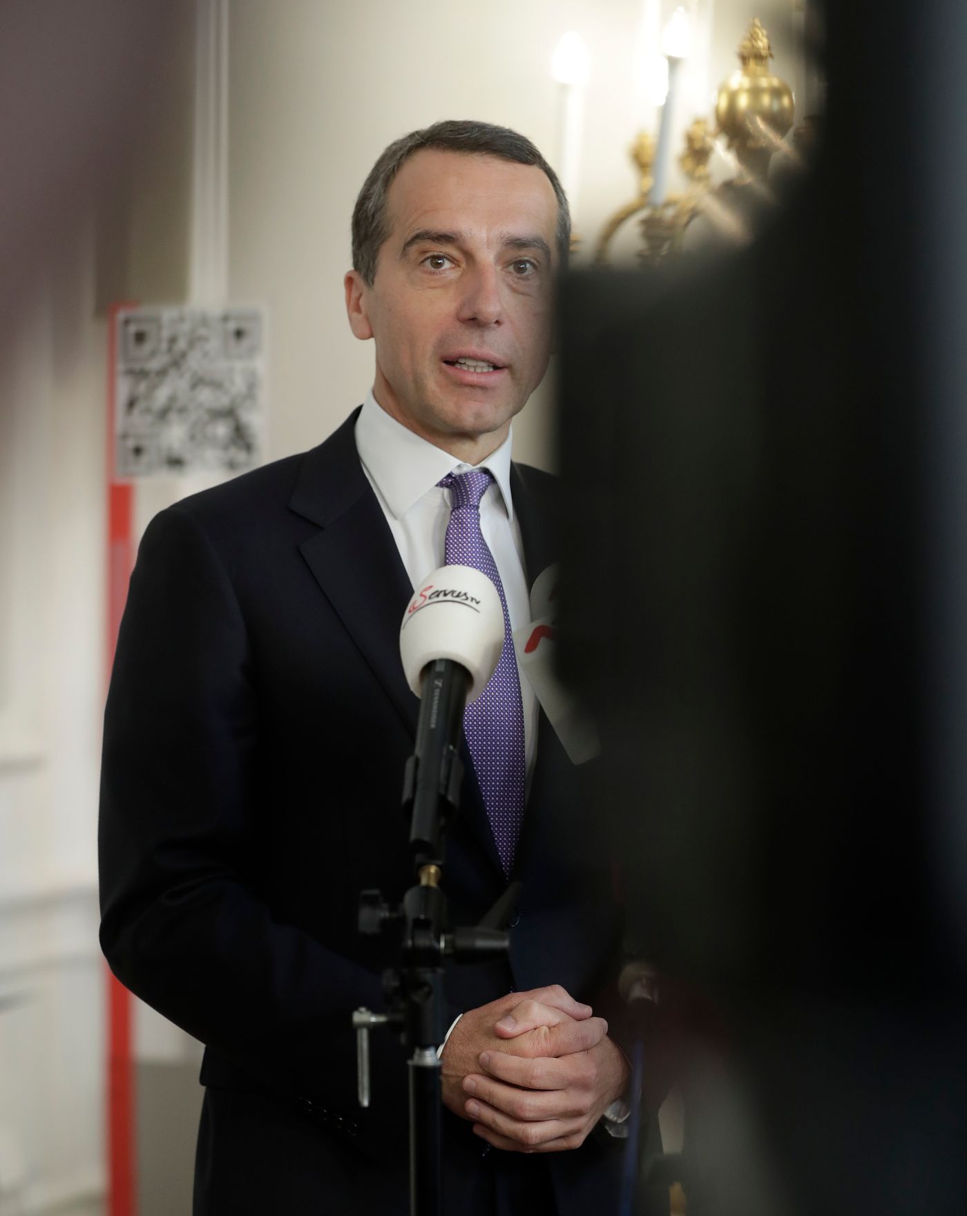 Am 14. Juli 2017 gab Bundeskanzler Christian Kern (im Bild) ein Pressestatement nach der Regierungssitzung.