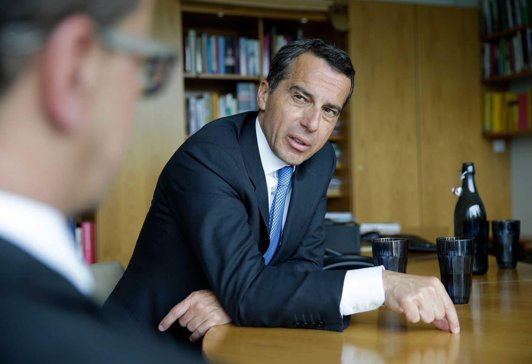Christian Kern; Bundeskanzler der Republik &Ouml;sterreich vom 17. Mai 2016 bis 18. Dezember 2017.