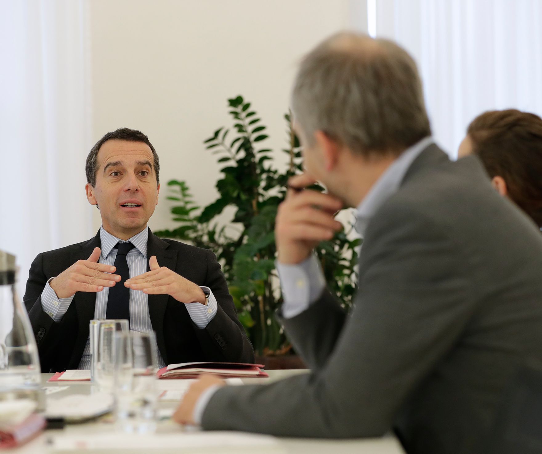 Christian Kern; Bundeskanzler der Republik &Ouml;sterreich vom 17. Mai 2016 bis 18. Dezember 2017.