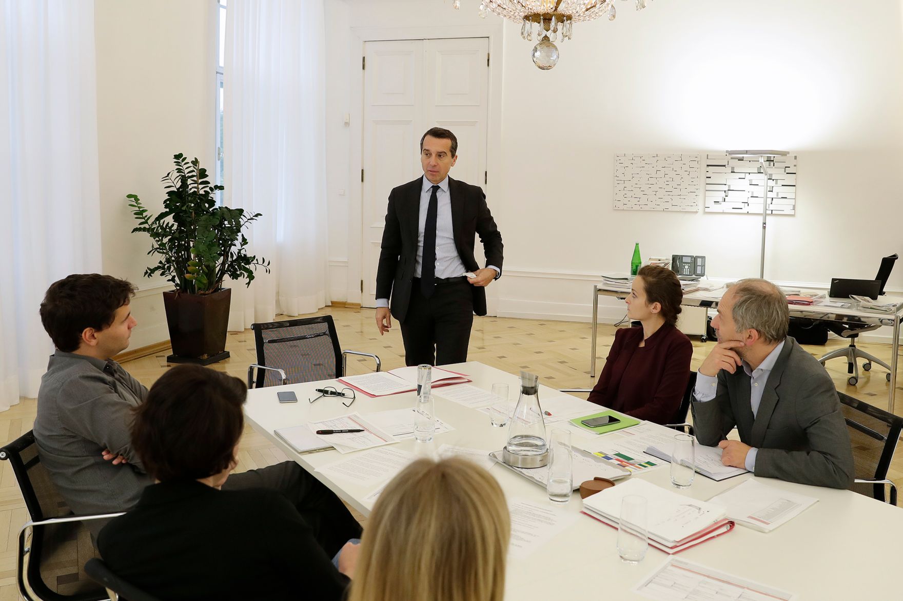 Christian Kern; Bundeskanzler der Republik &Ouml;sterreich vom 17. Mai 2016 bis 18. Dezember 2017.