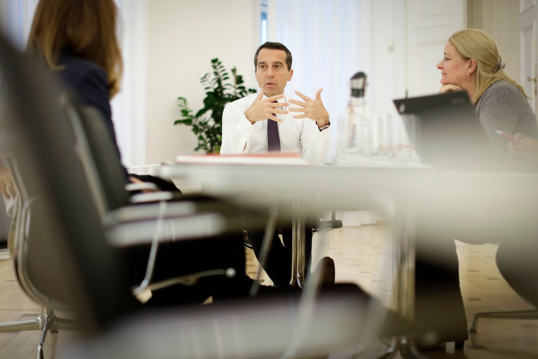 Christian Kern; Bundeskanzler der Republik &Ouml;sterreich vom 17. Mai 2016 bis 18. Dezember 2017.